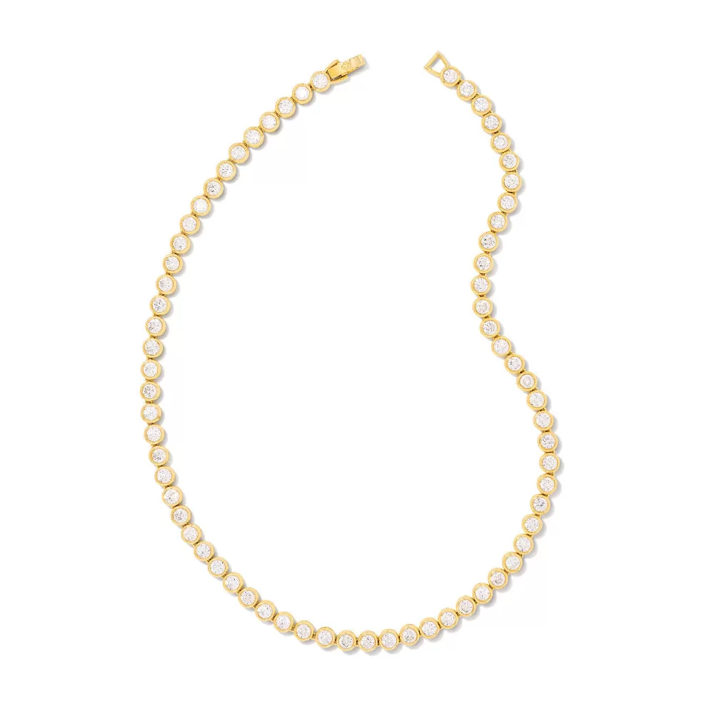 Kendra Scott Carmen Gold Tennis Necklace