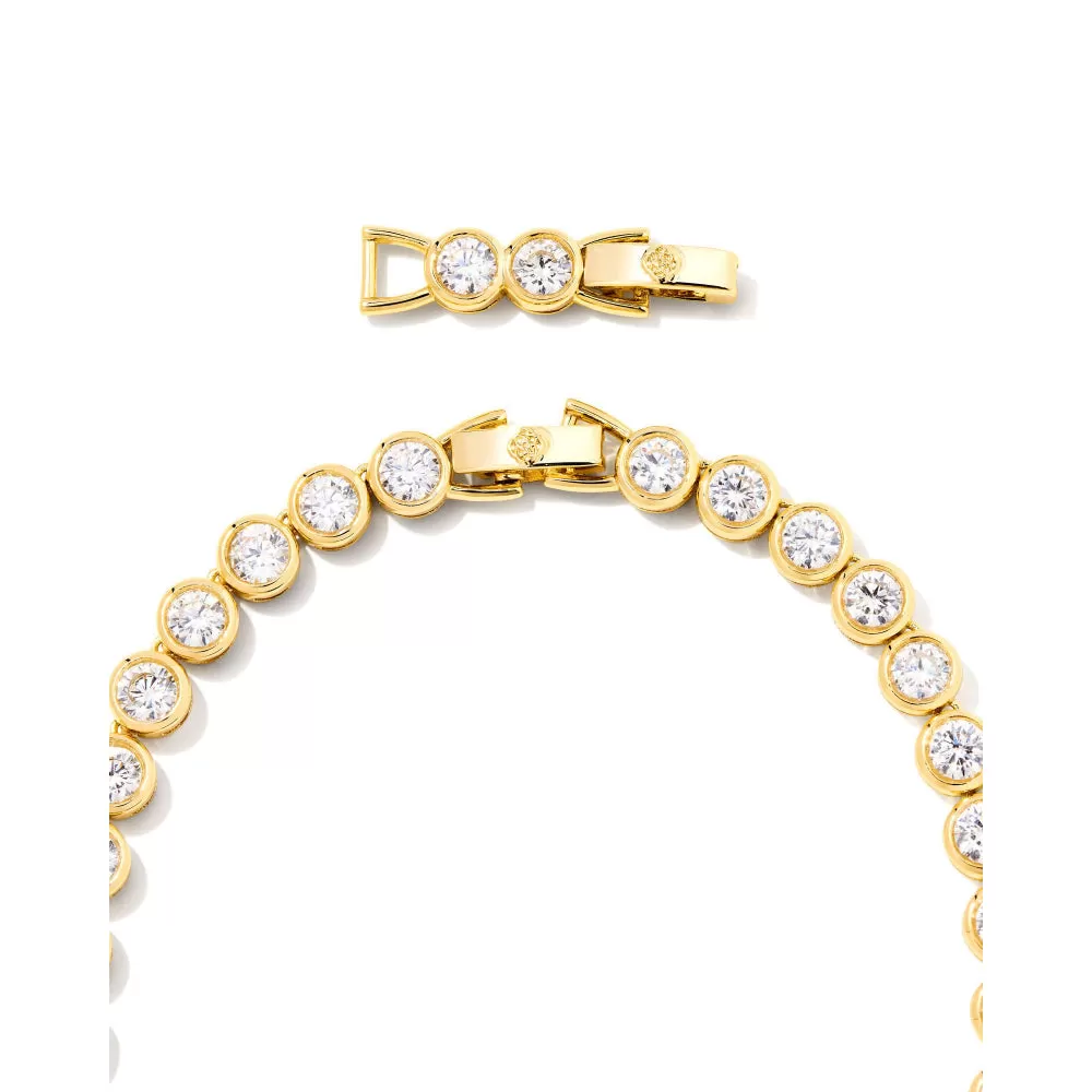 Kendra Scott Carmen Gold Tennis Necklace