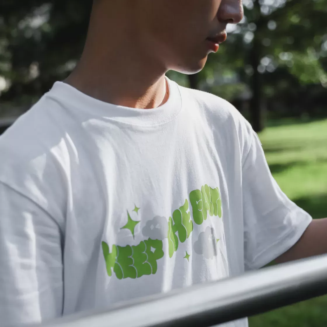 Kickstage #KEEP Icon Logo Cloud Tee [KS169]