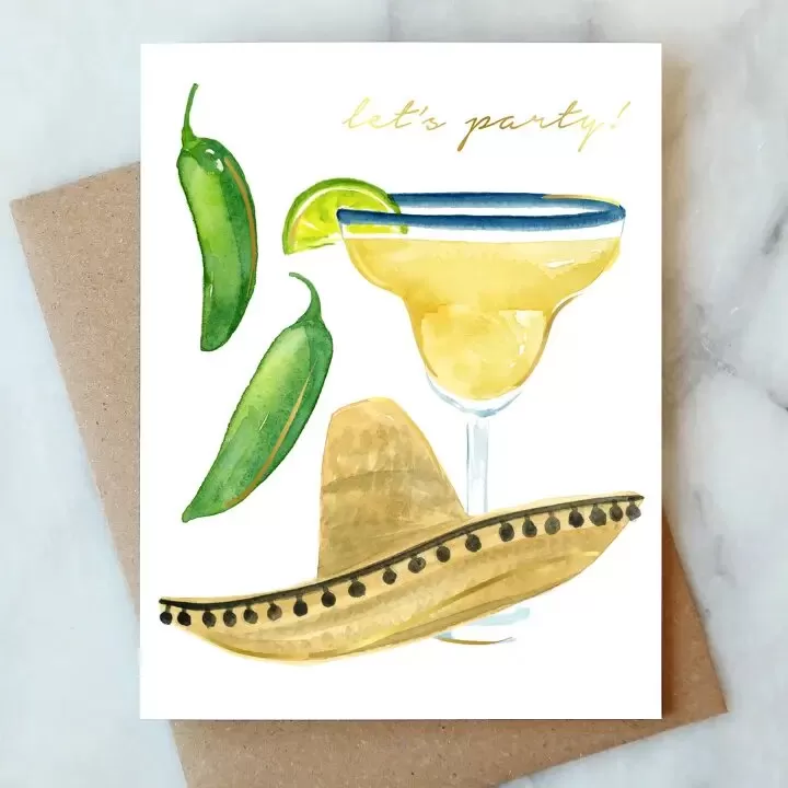 Let's Party Fiesta Greeting Card