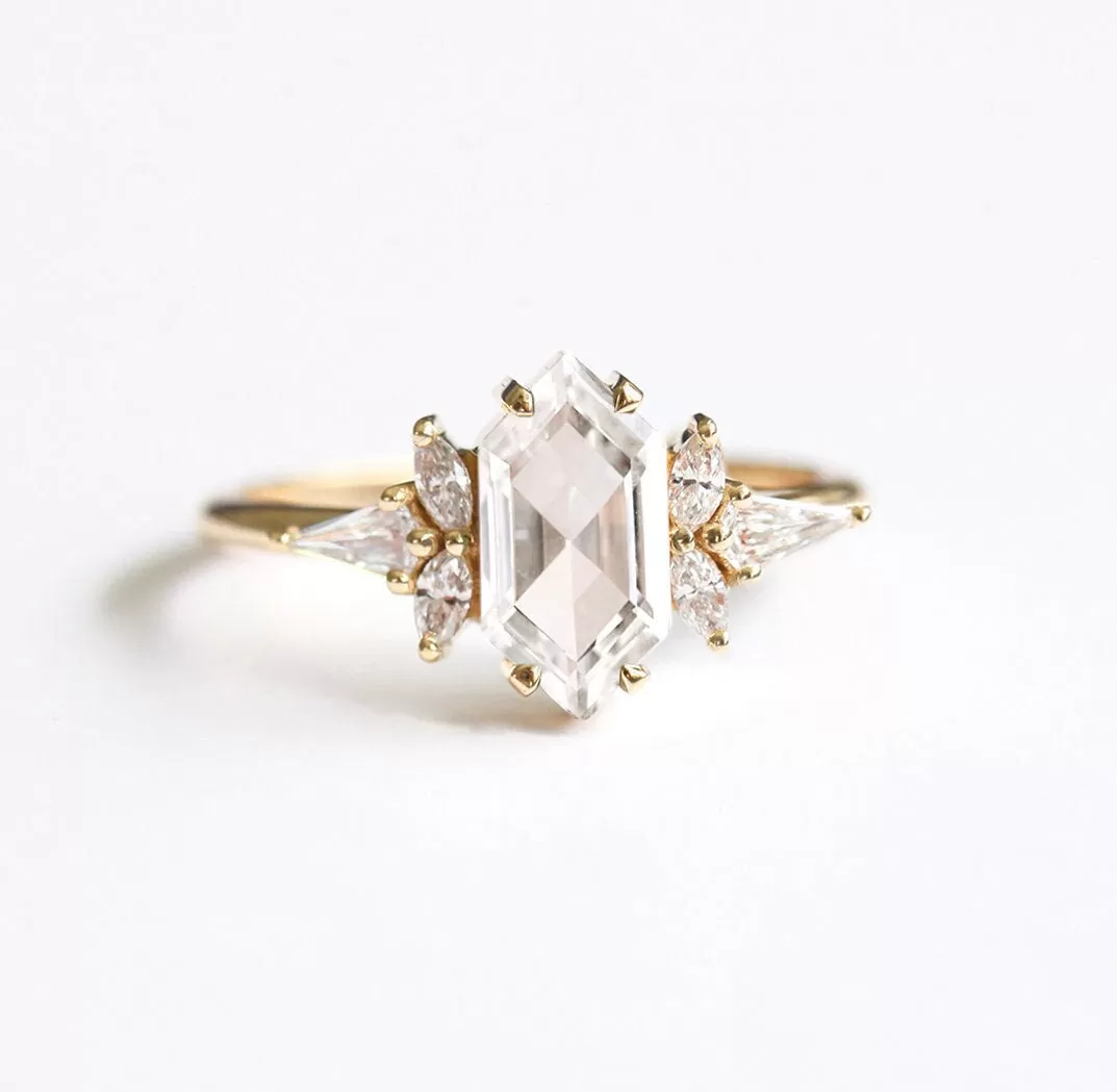 Madeline Hexagon Ring