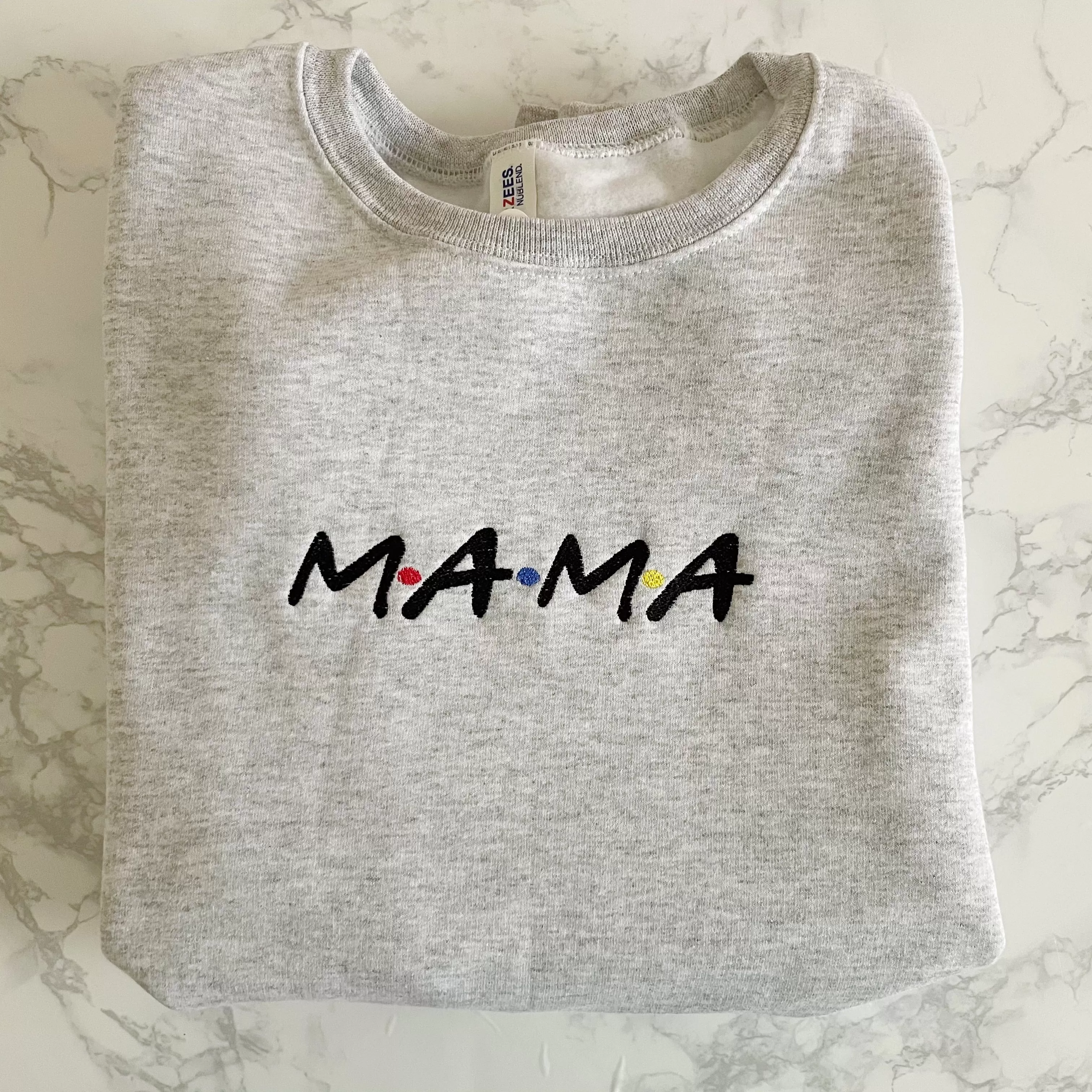 Mama Embroidered Sweatshirts