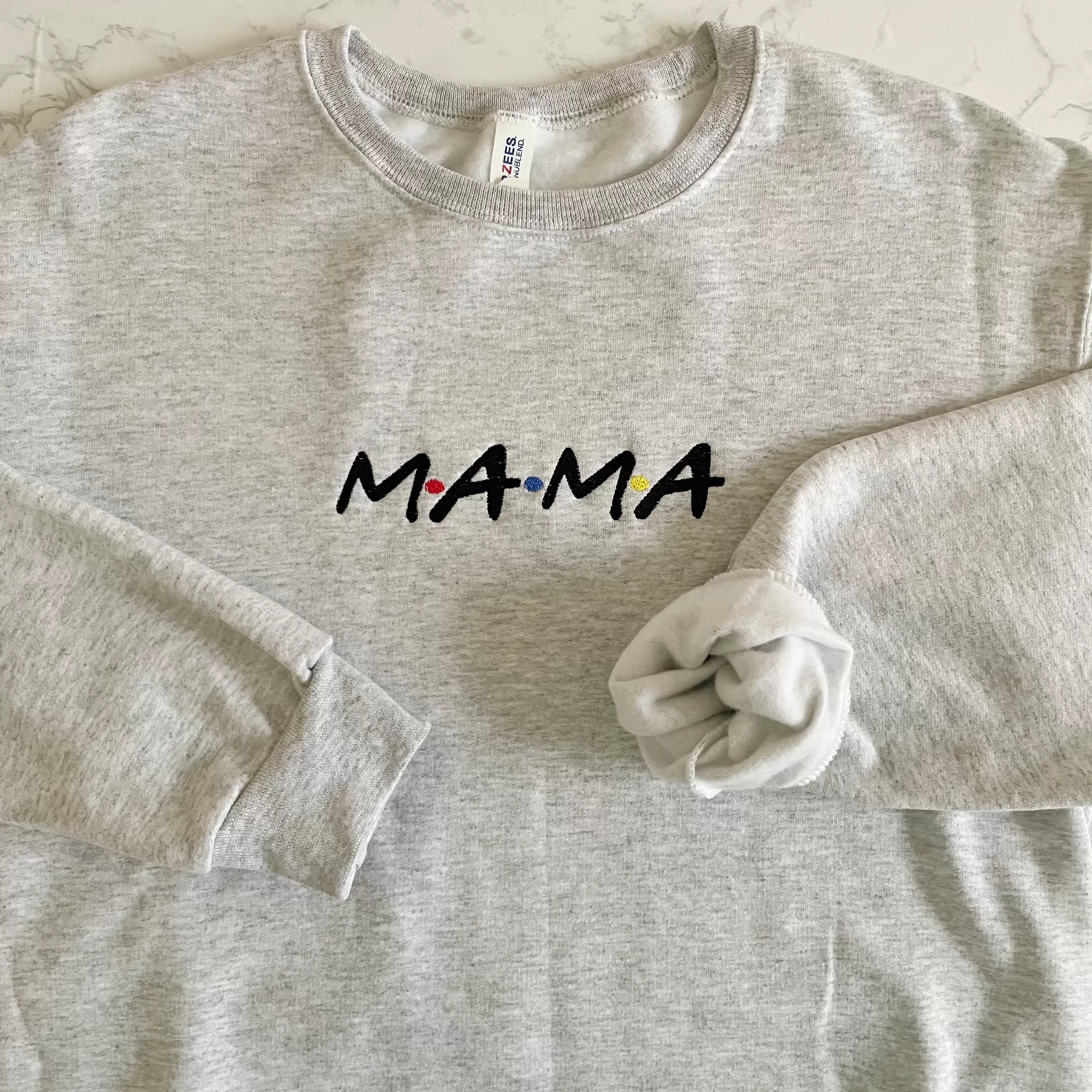 Mama Embroidered Sweatshirts