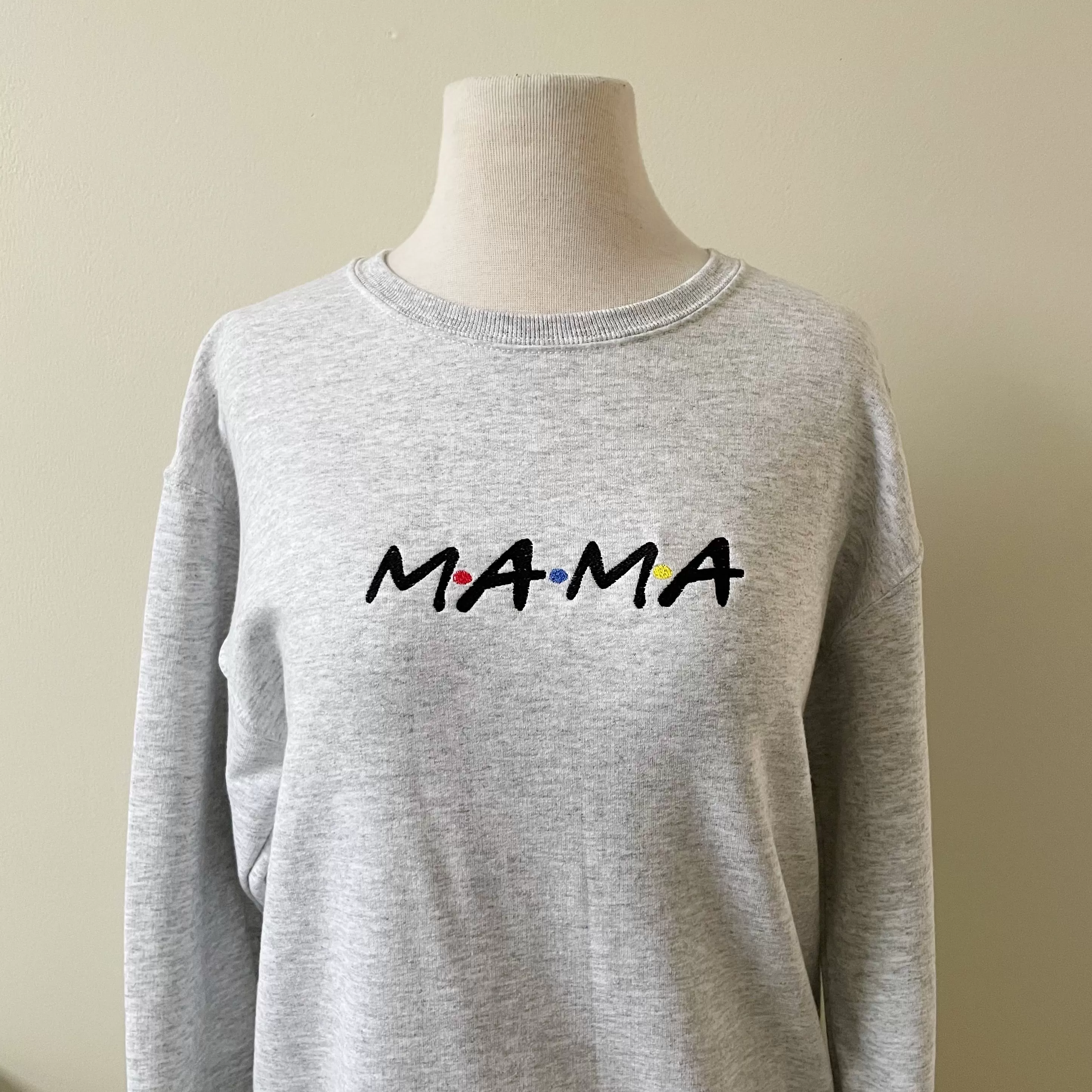 Mama Embroidered Sweatshirts