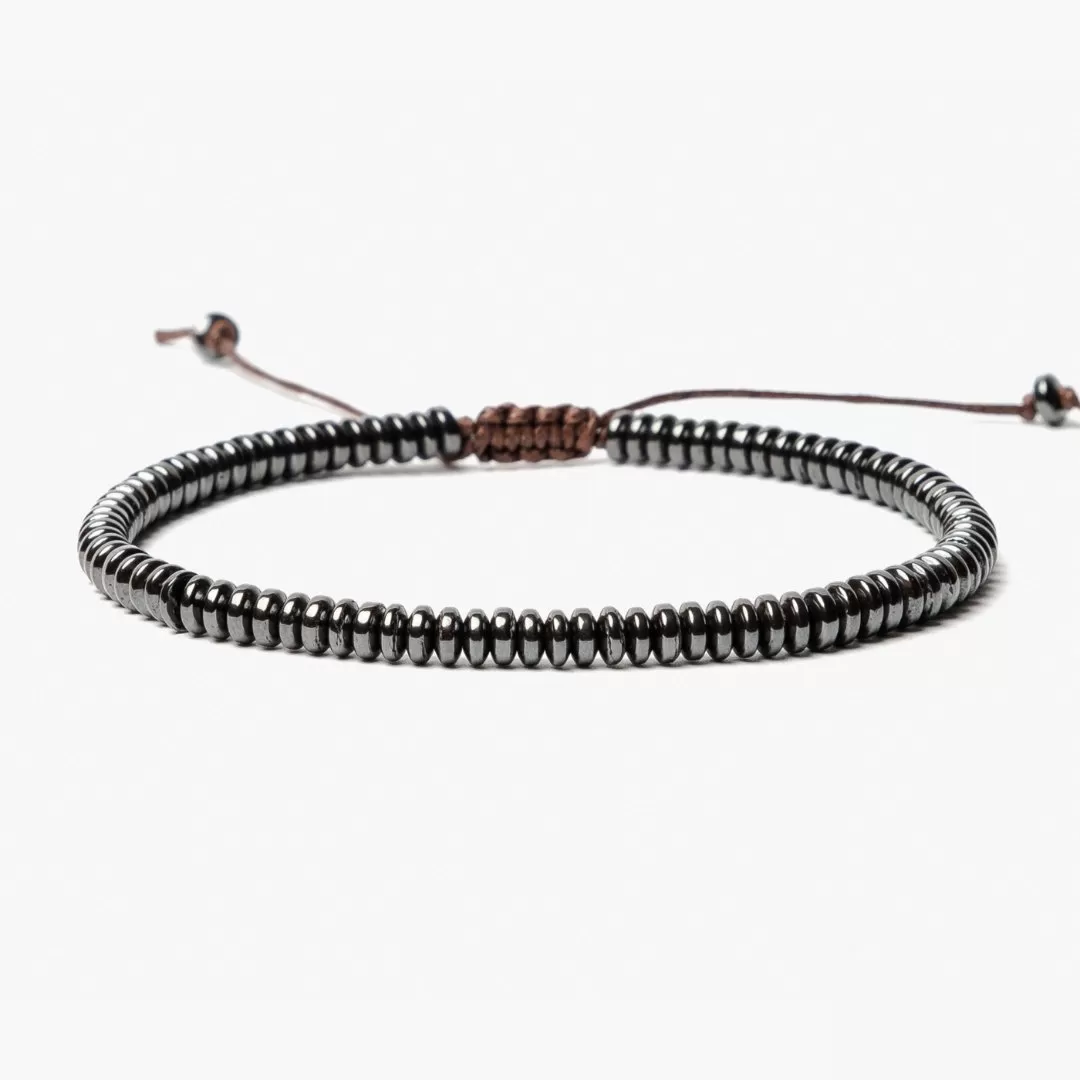 Men's Hematite Stone Bracelet