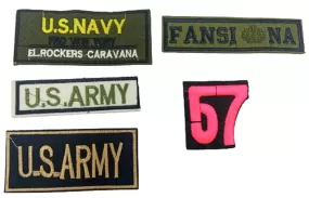 Military and Number Patches