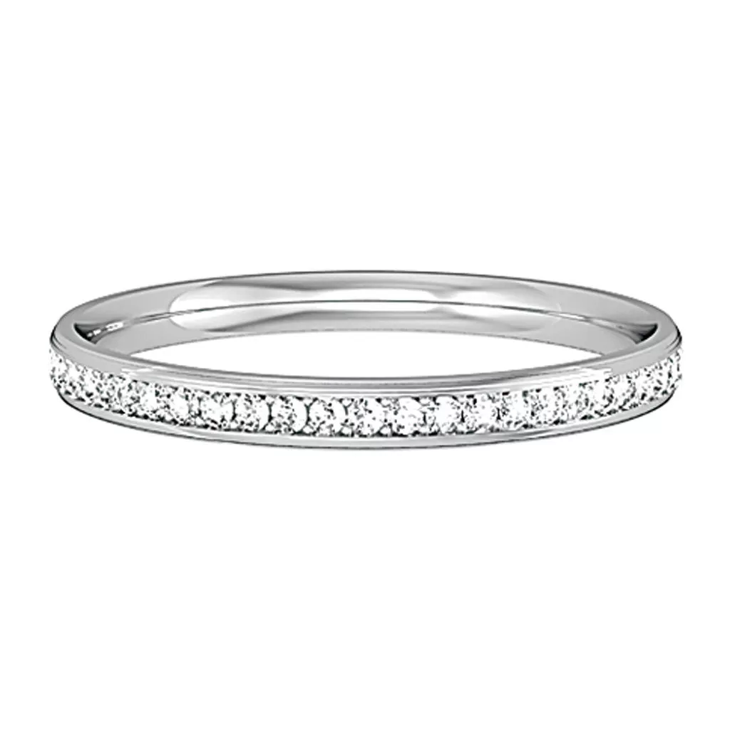 Mirco Claw Full Eternity Ring 2mm