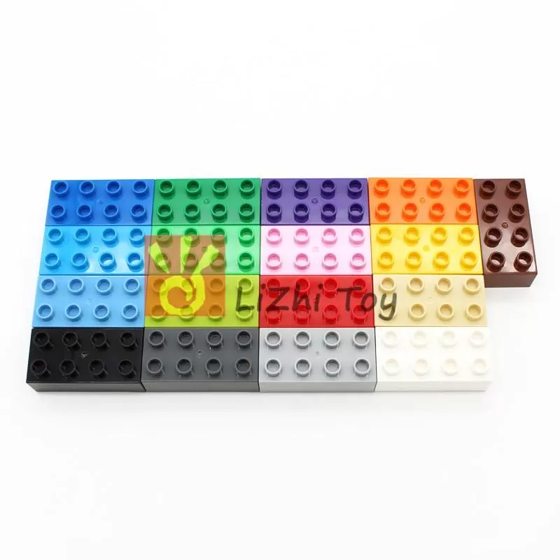 MOC DIY Large Building Block  3011 Brick 2X4 Big Size Baby Assembled Enlighten Accessories Block Part DIY Children Toys