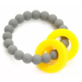 Mulberry Teething Ring: Grey