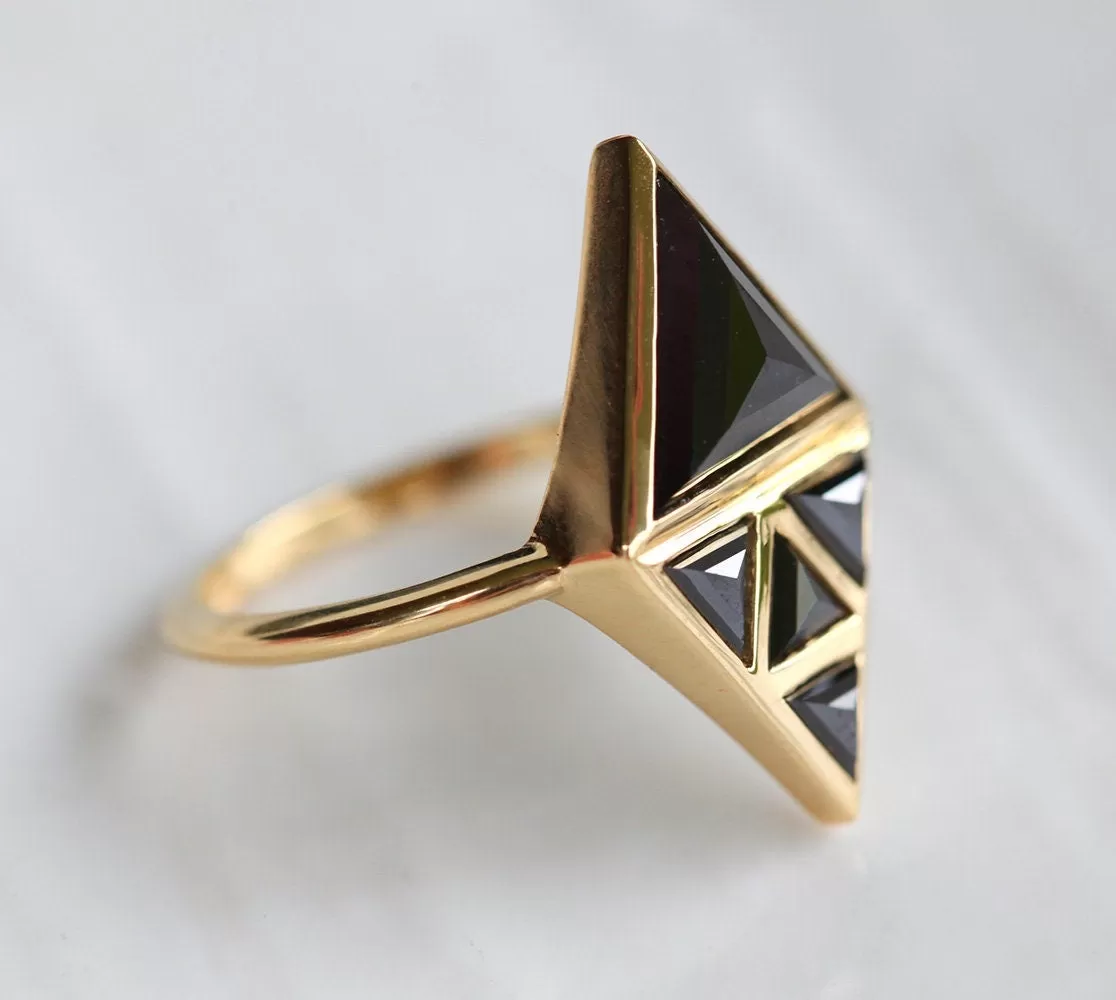 Nina Triangle Diamond Ring