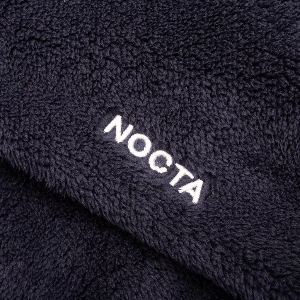 NRG Nocta Fleece Hoodie Womens - Midnight Navy/Wolf Grey