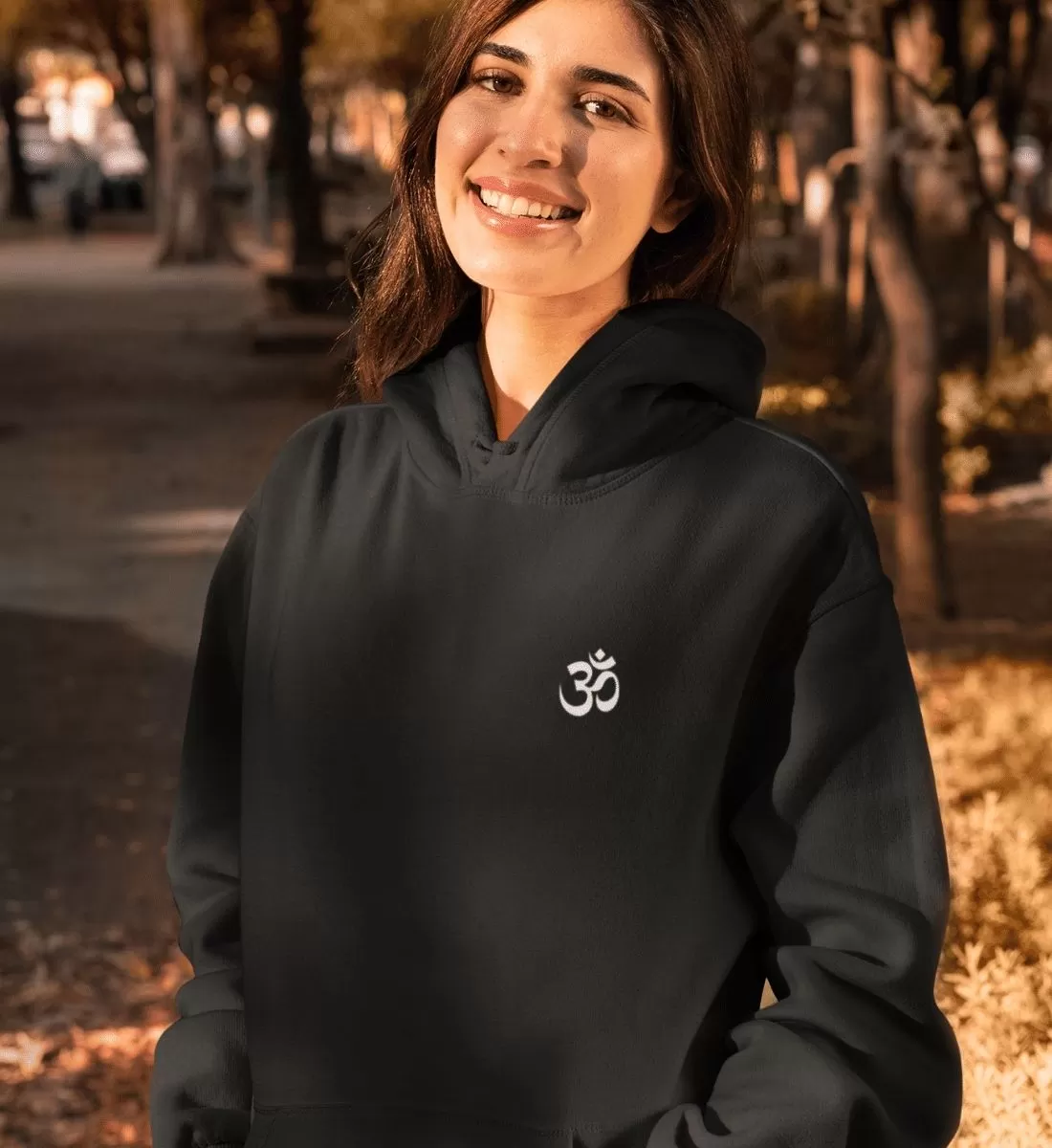 Om-Zeichen Bio Hoodie Unisex