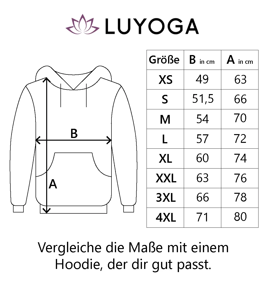 Om-Zeichen Bio Hoodie Unisex