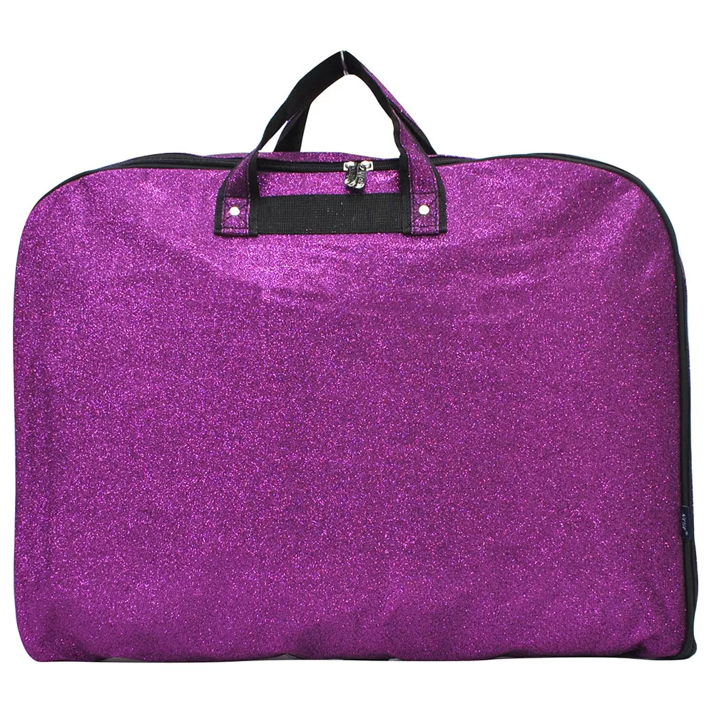 Purple Glitter NGIL Garment Bags