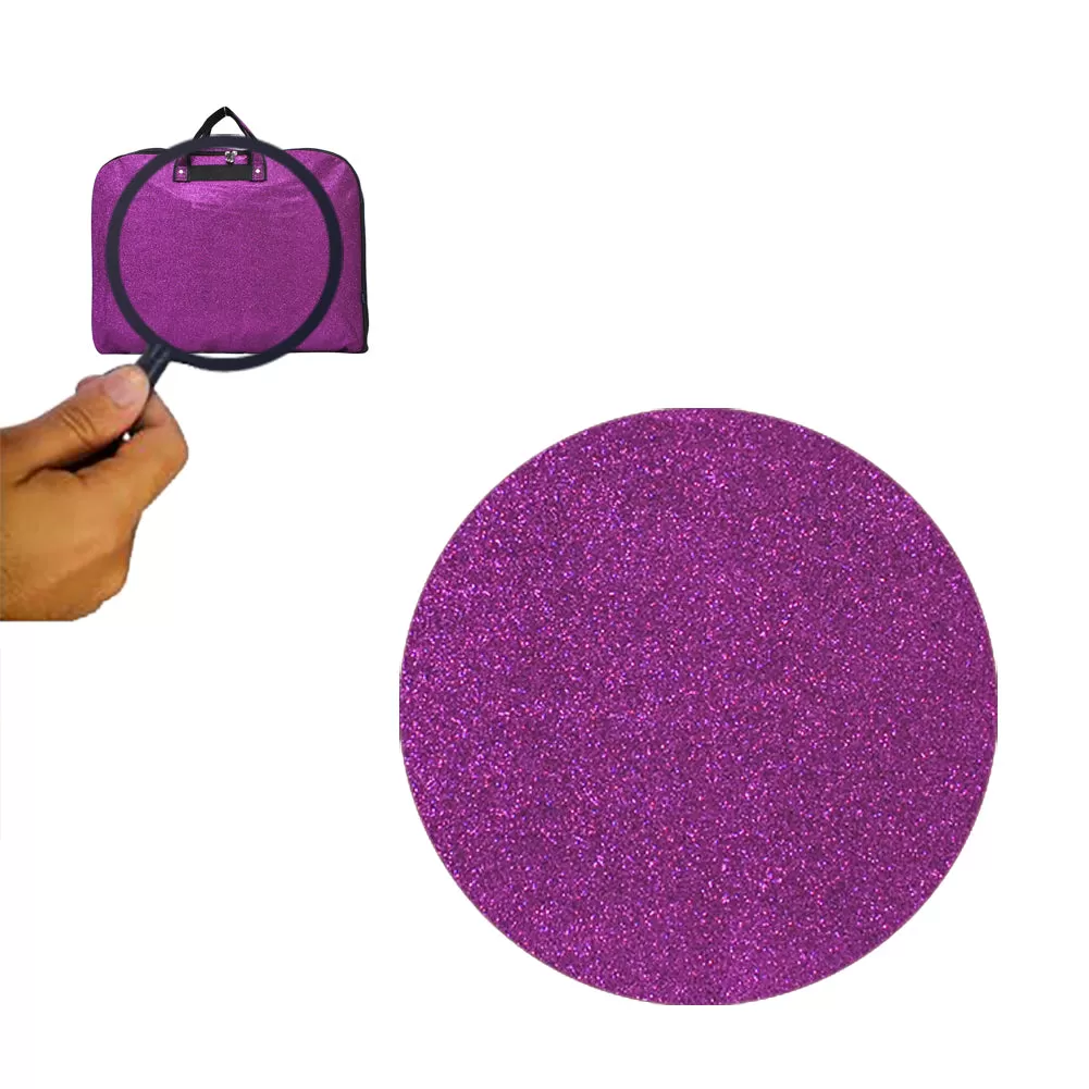 Purple Glitter NGIL Garment Bags