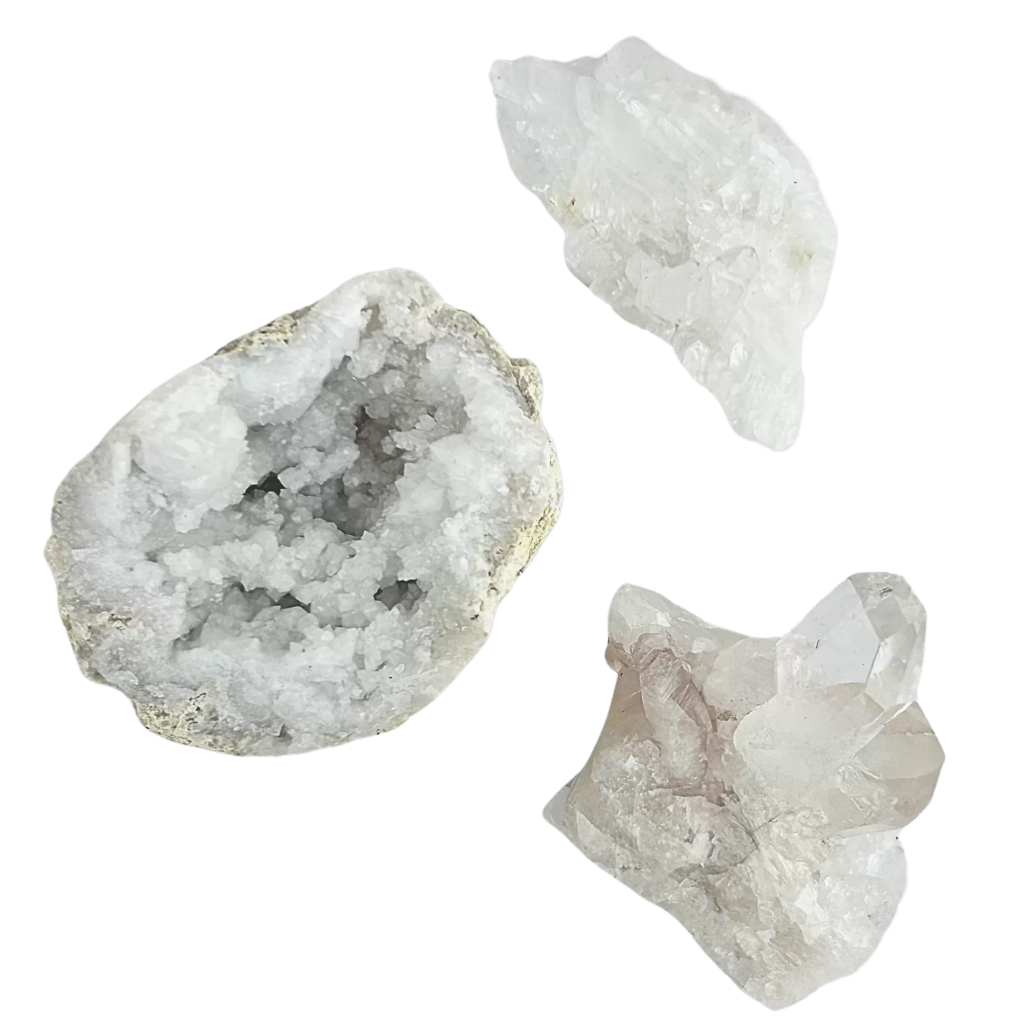 Quartz and Calcite Trio #256