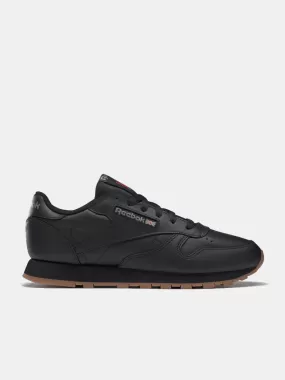 Reebok Womens CL Leather - Black / Gum