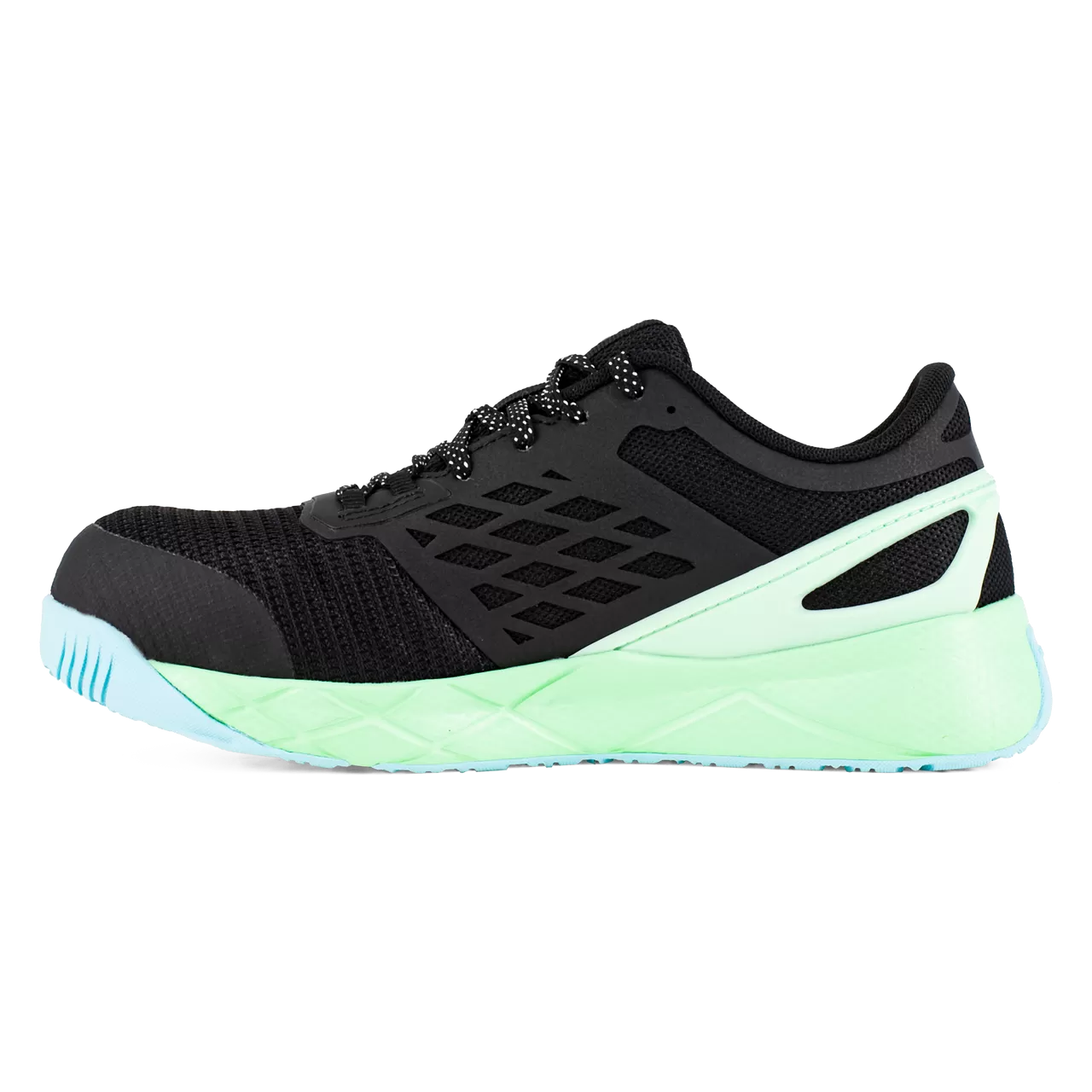 'Reebok' Women's Nanoflex EH Comp Toe - Black / Seafoam Green / White