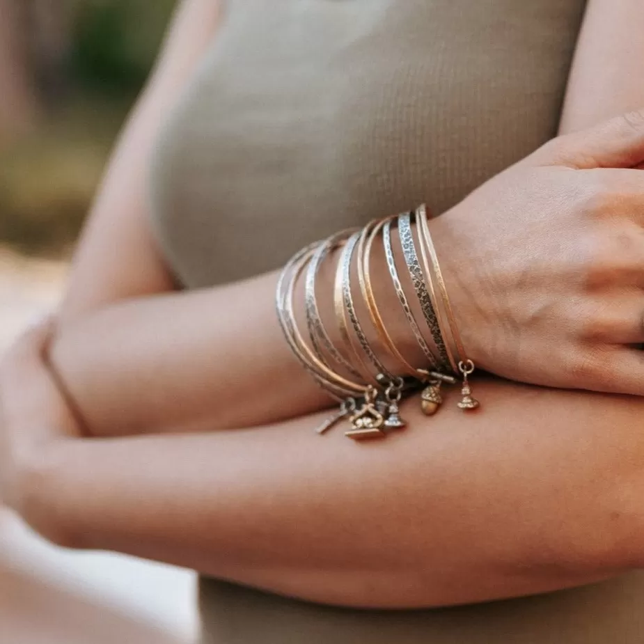 RIVETED Cuff Bracelet - Gold