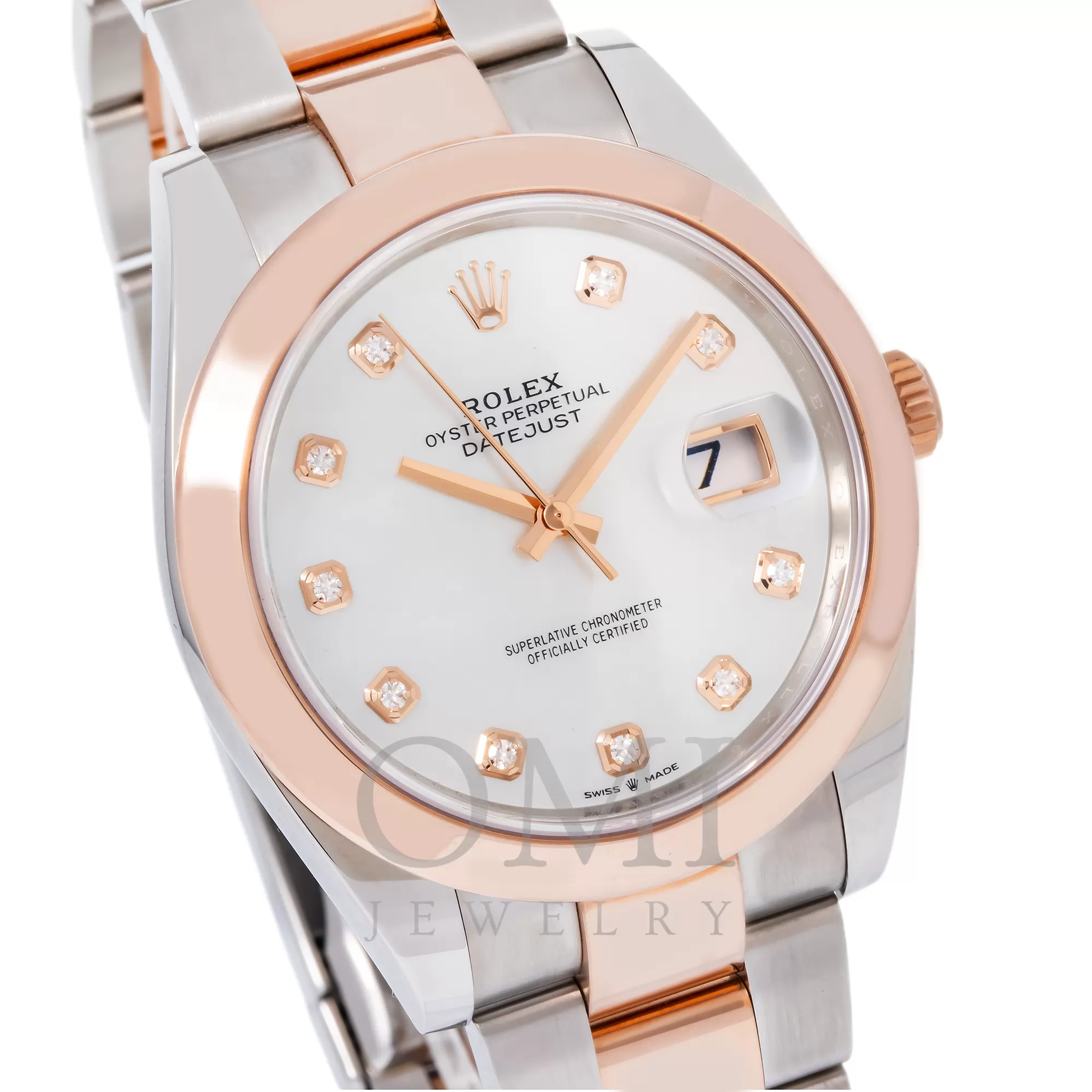 ROLEX DATEJUST 126301 41MM MOP DIAL WITH TWO TONE OYSTER BRACELET