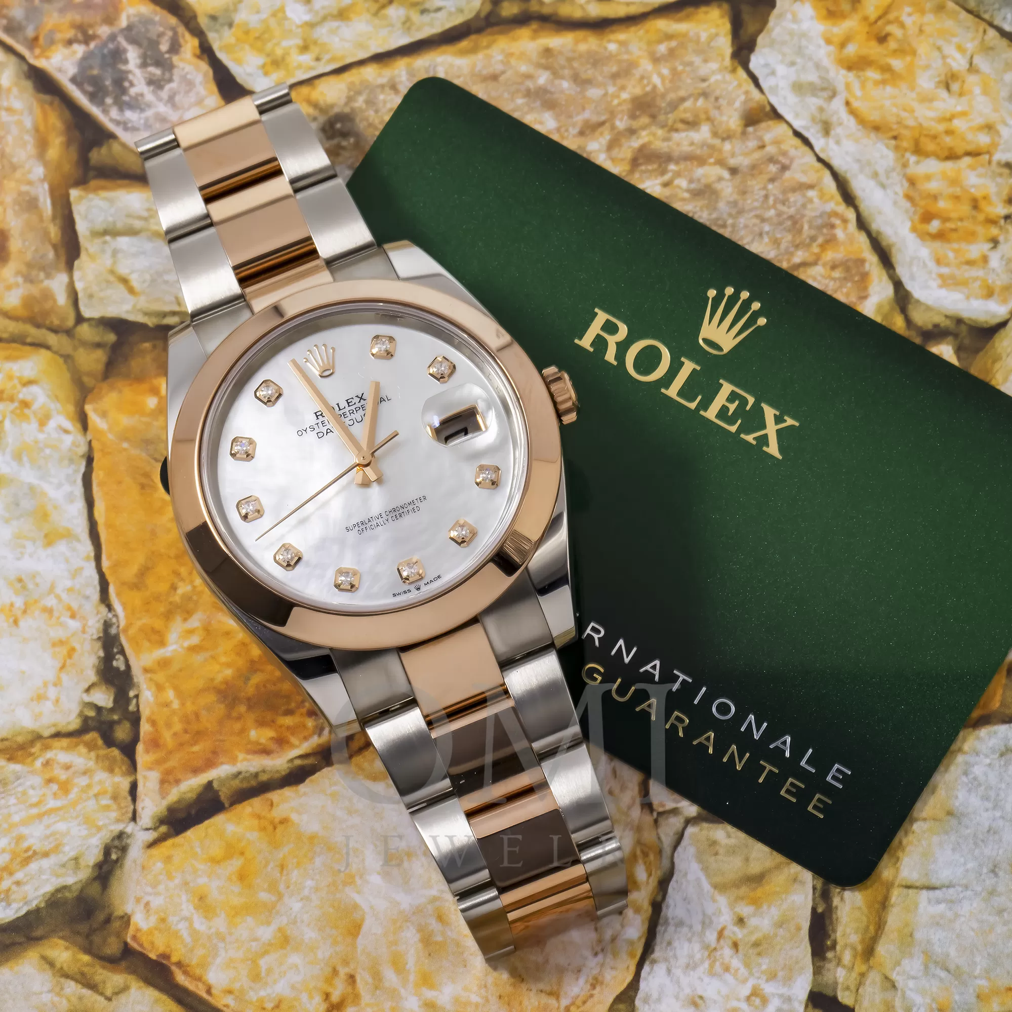 ROLEX DATEJUST 126301 41MM MOP DIAL WITH TWO TONE OYSTER BRACELET