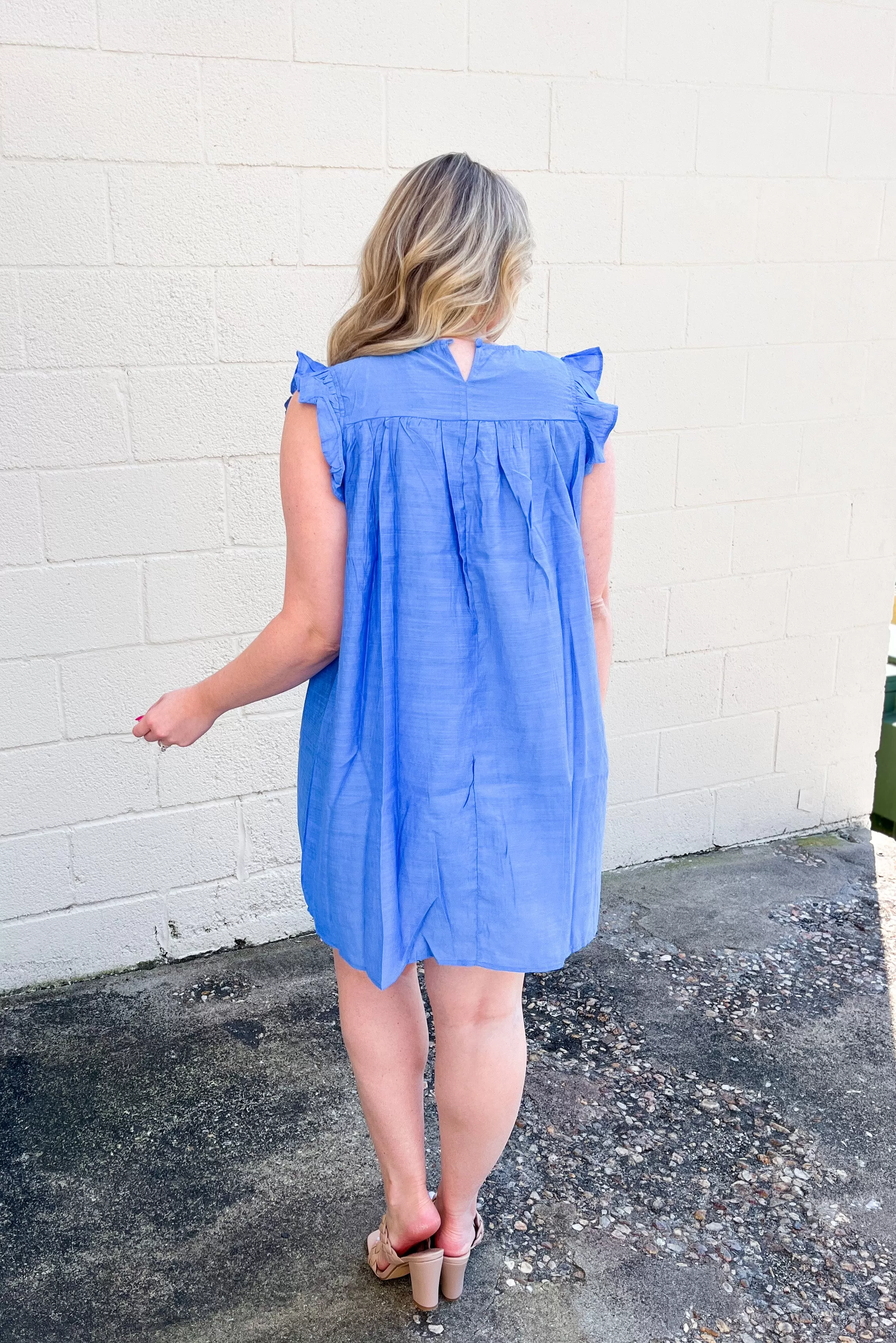 SALE | Crystal Clear Dress, Blue