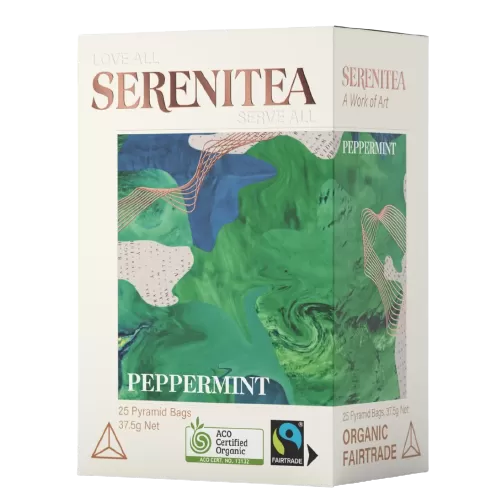 Serenitea Peppermint 25  Pyramid Tea Bags