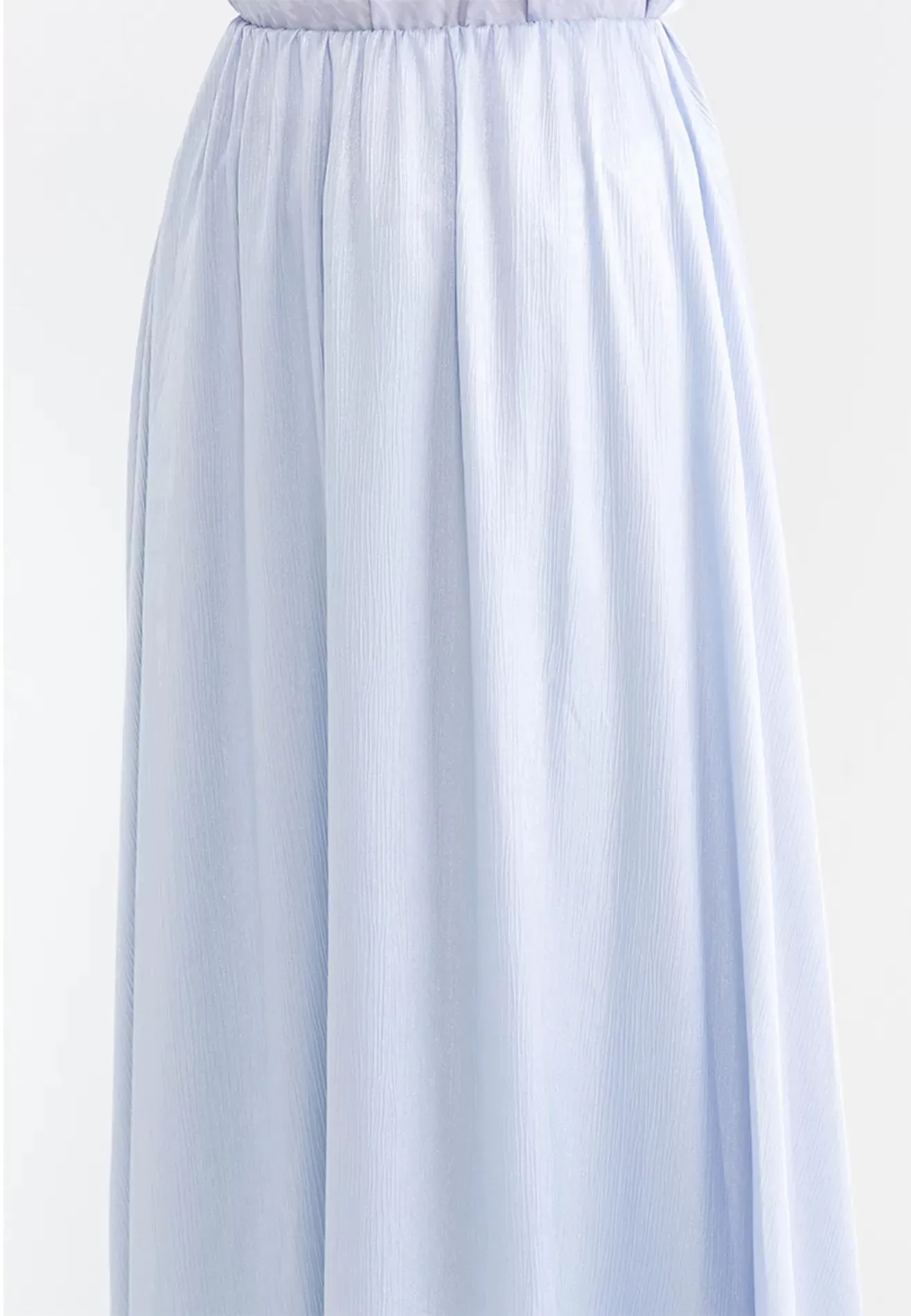 Silky Flare Maxi Skirt