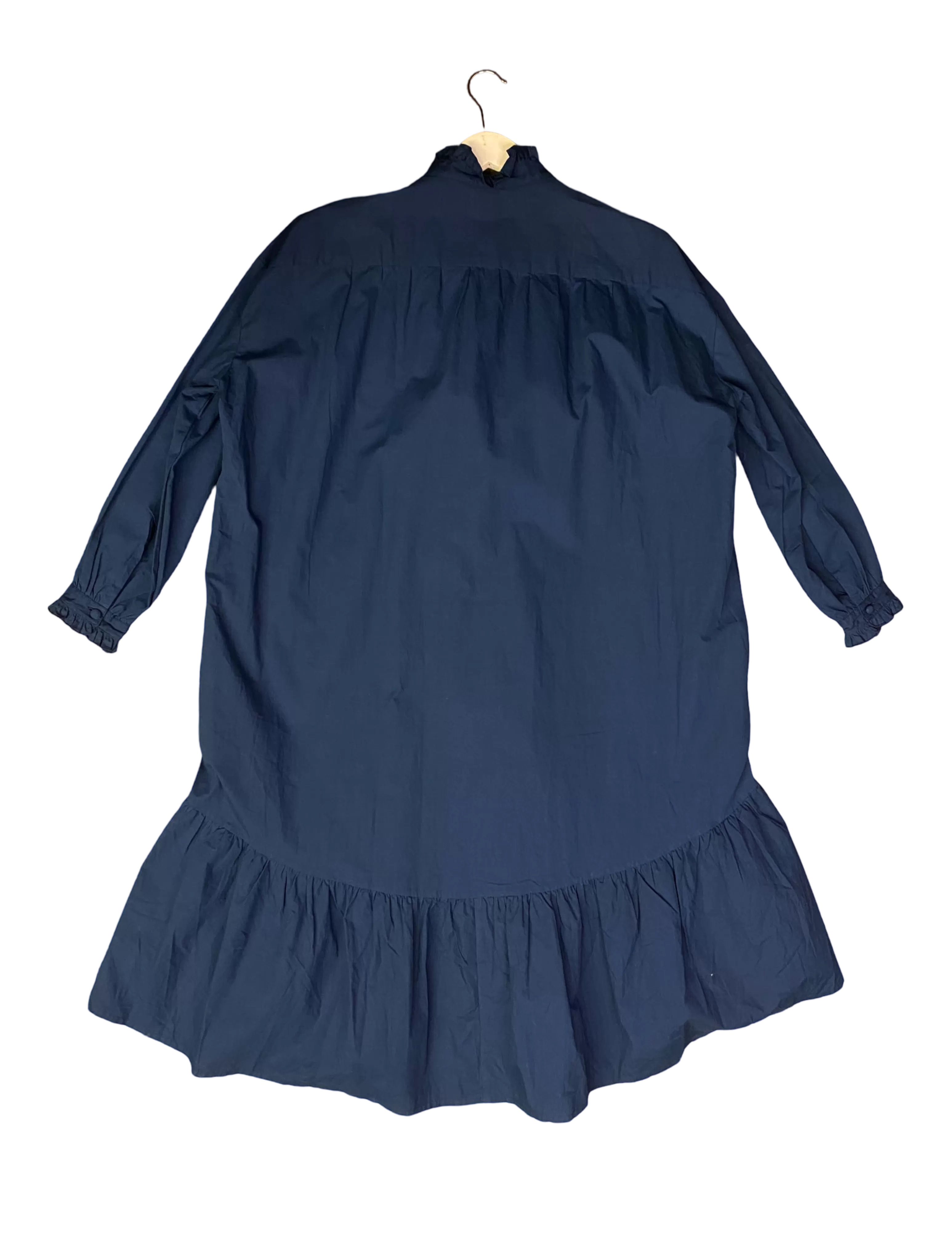 Size 1 - SUKU Navy Tie-Front Dress