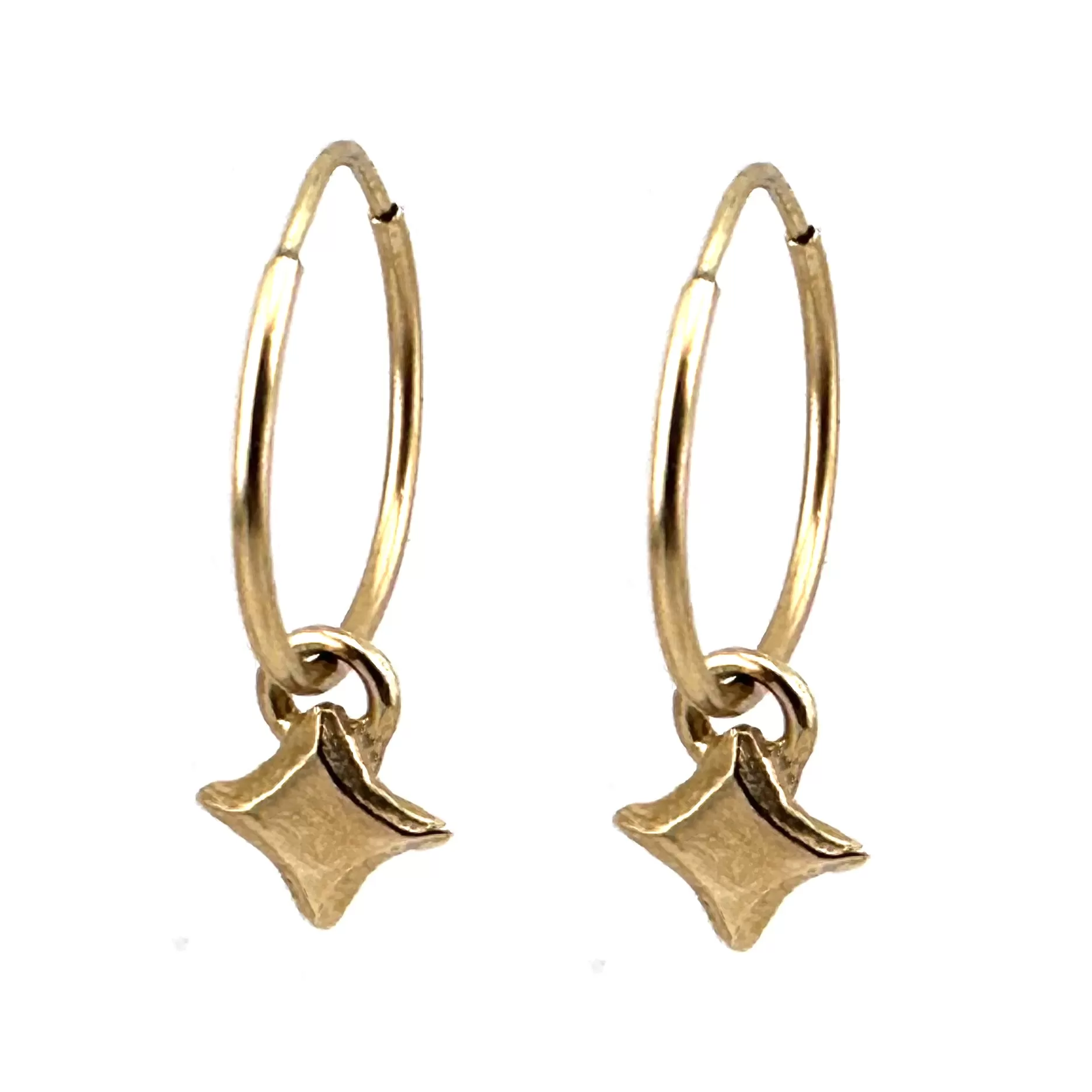 SPARKLE Tiny Hoops - Gold