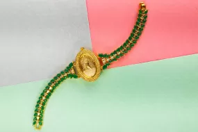 Stylish Gold Plated Cz Watch By Asp Fashion Jewellery