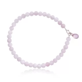 Surrounded by Love - Rose Quartz Anklet