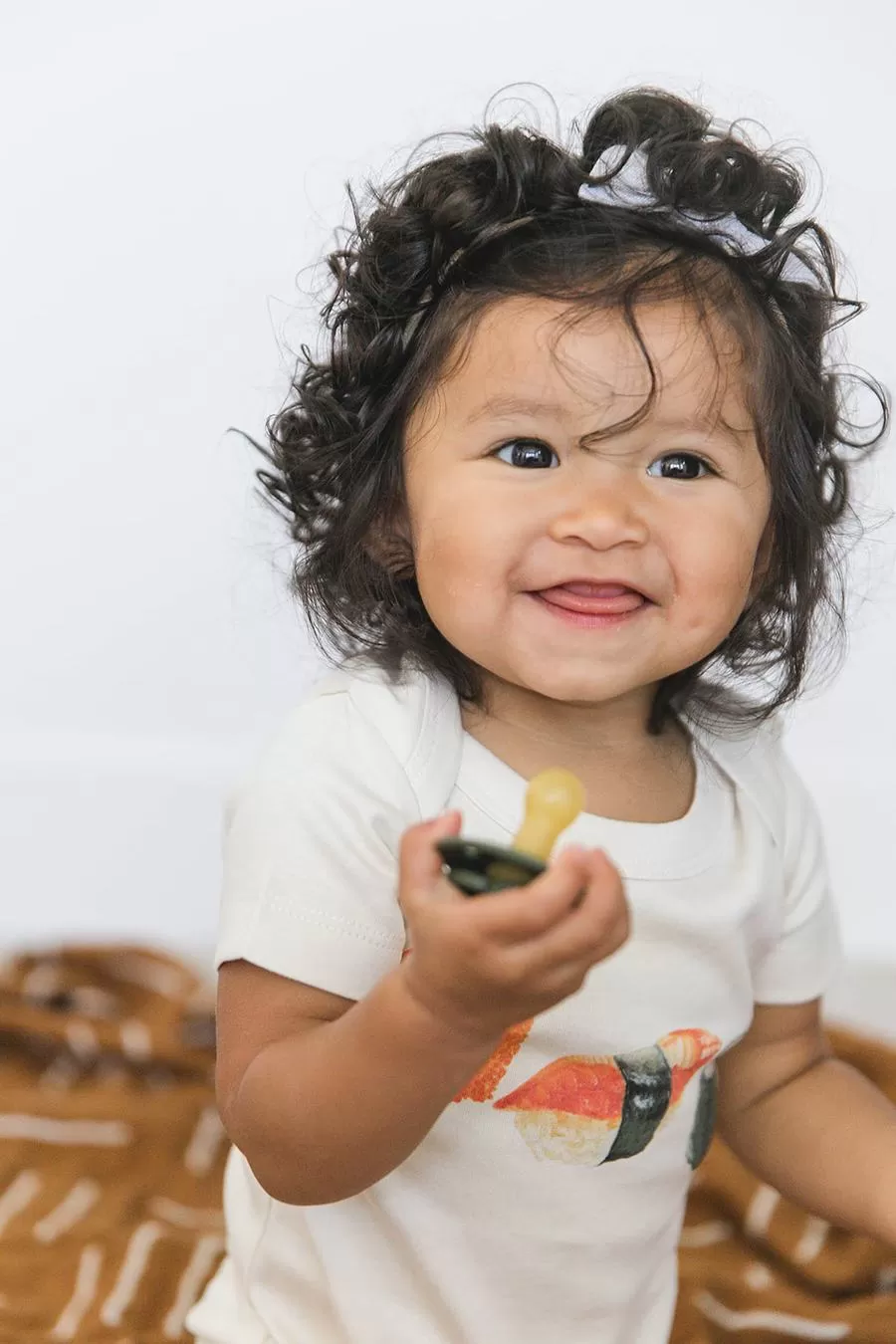 Sushi Rolls Organic Baby Bodysuit