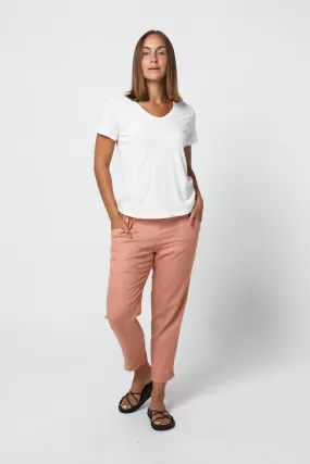 SUTTON HEMP PANT - CLAY