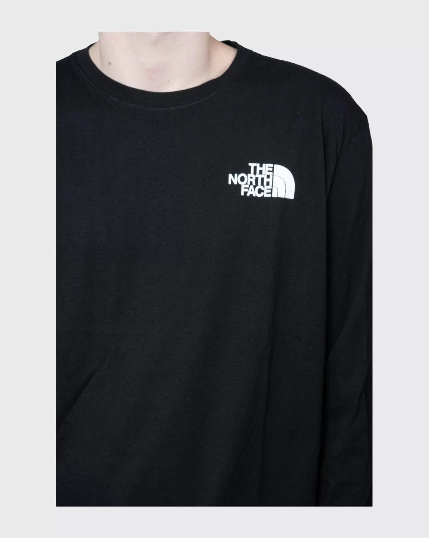 the north face NSE box longsleeve tee