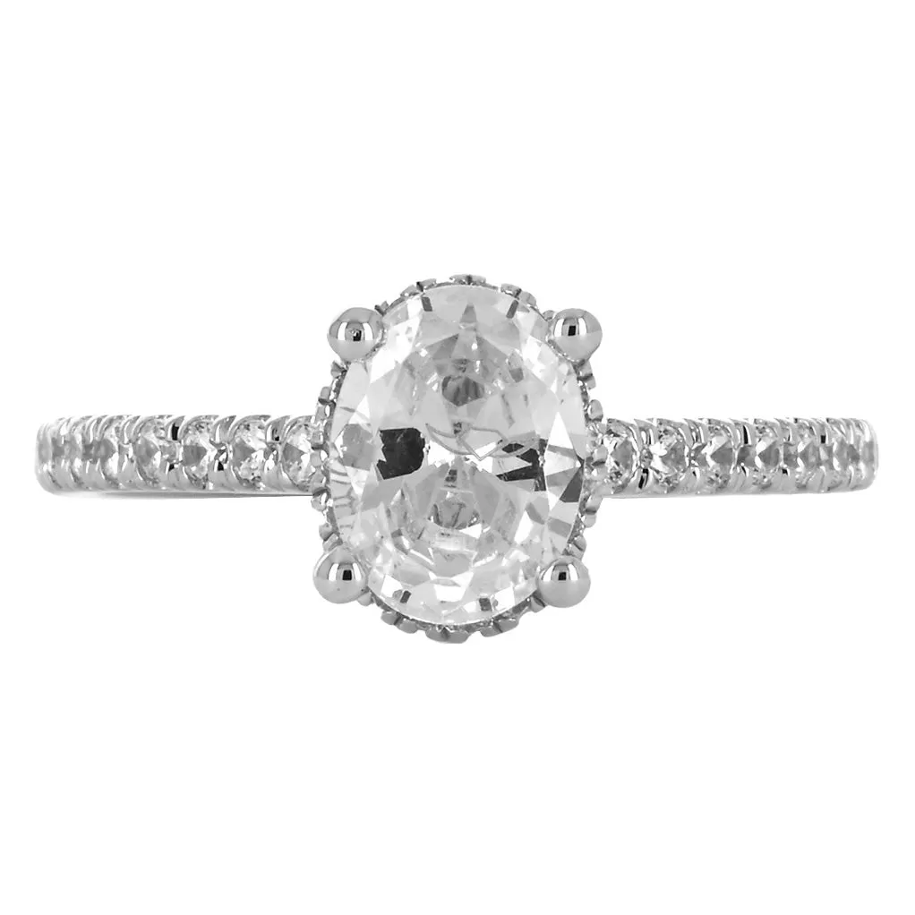 The Pavé Halo | Oval