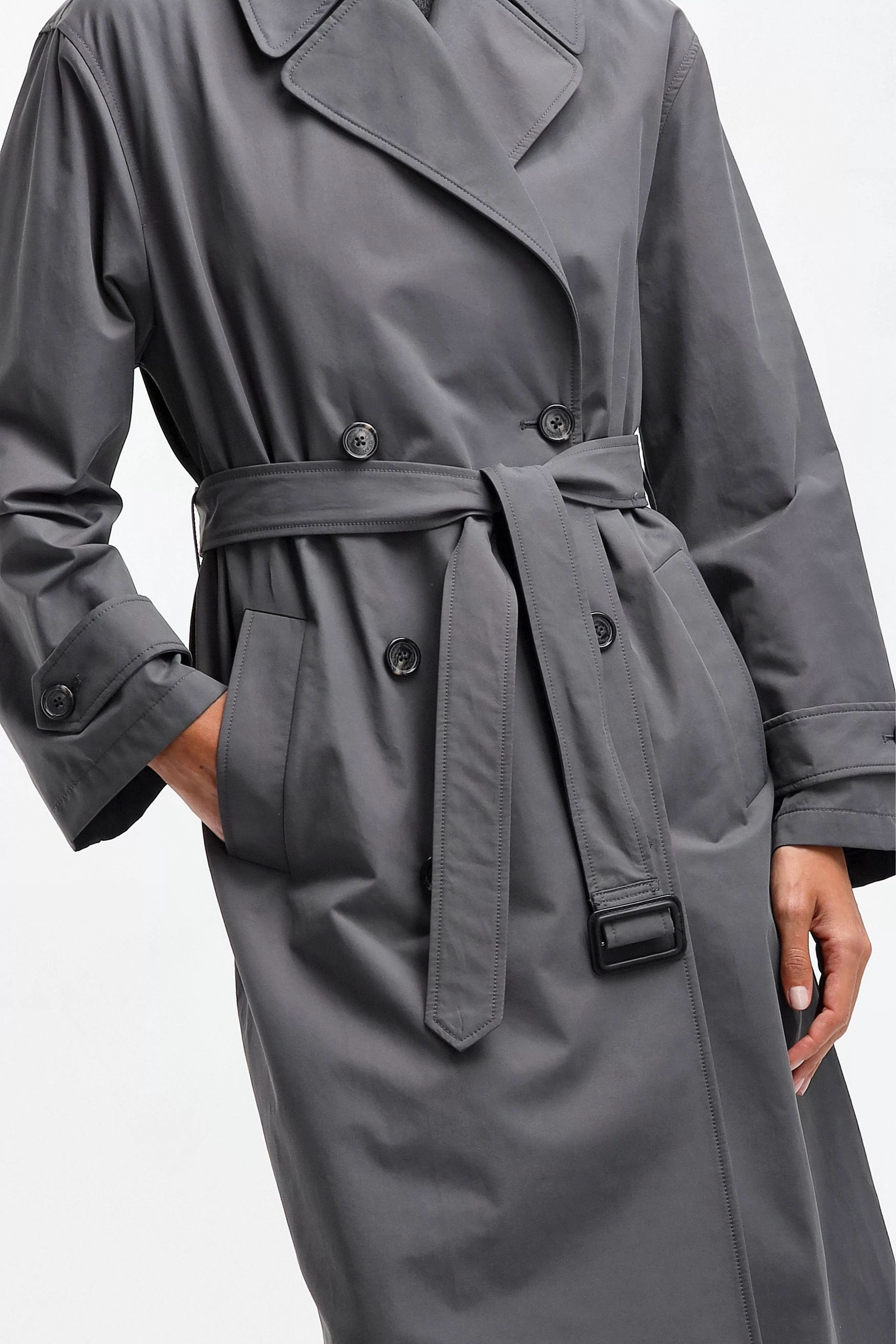 Trenchcoat Louis in Slate Grey