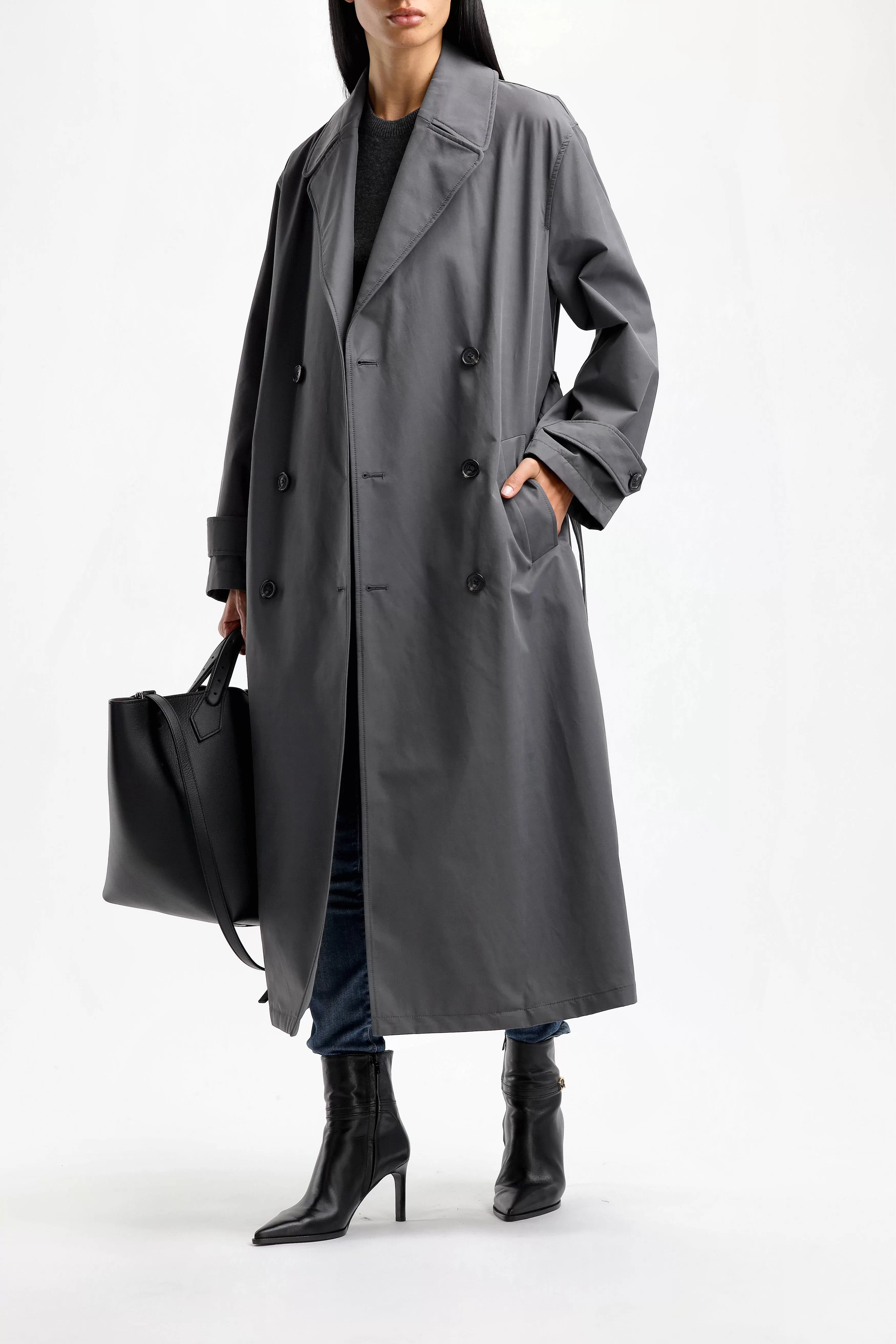 Trenchcoat Louis in Slate Grey