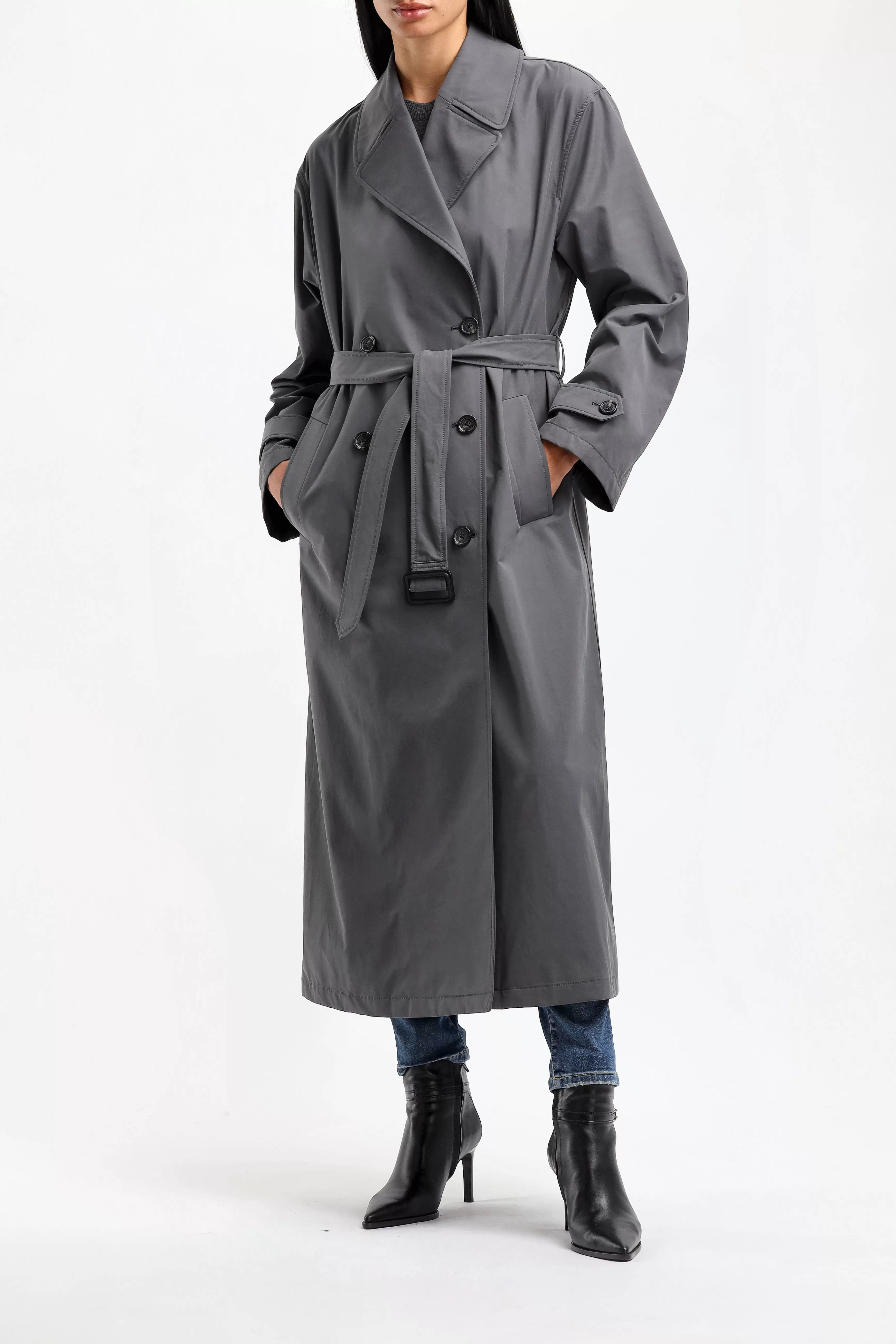 Trenchcoat Louis in Slate Grey