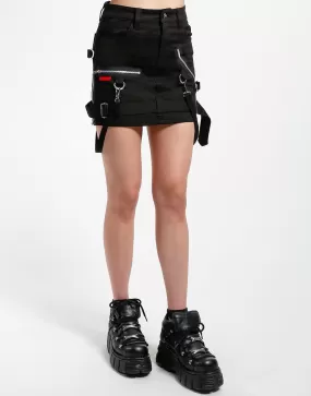 Tripp N.Y.C Black Bondage Skirt