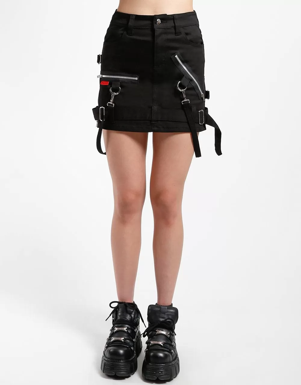 Tripp N.Y.C Black Bondage Skirt