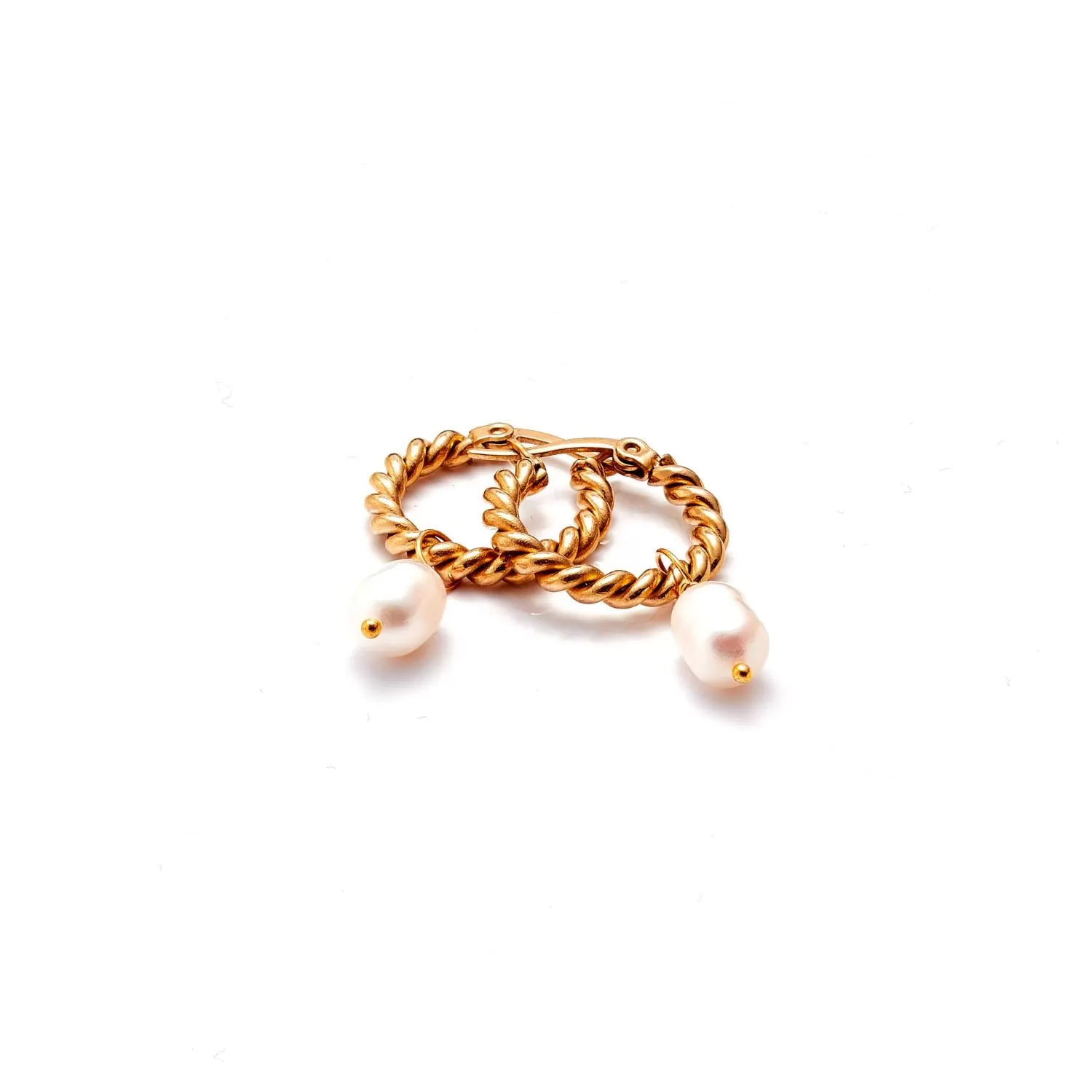 Trésor / Hoops / Pearl   Gold