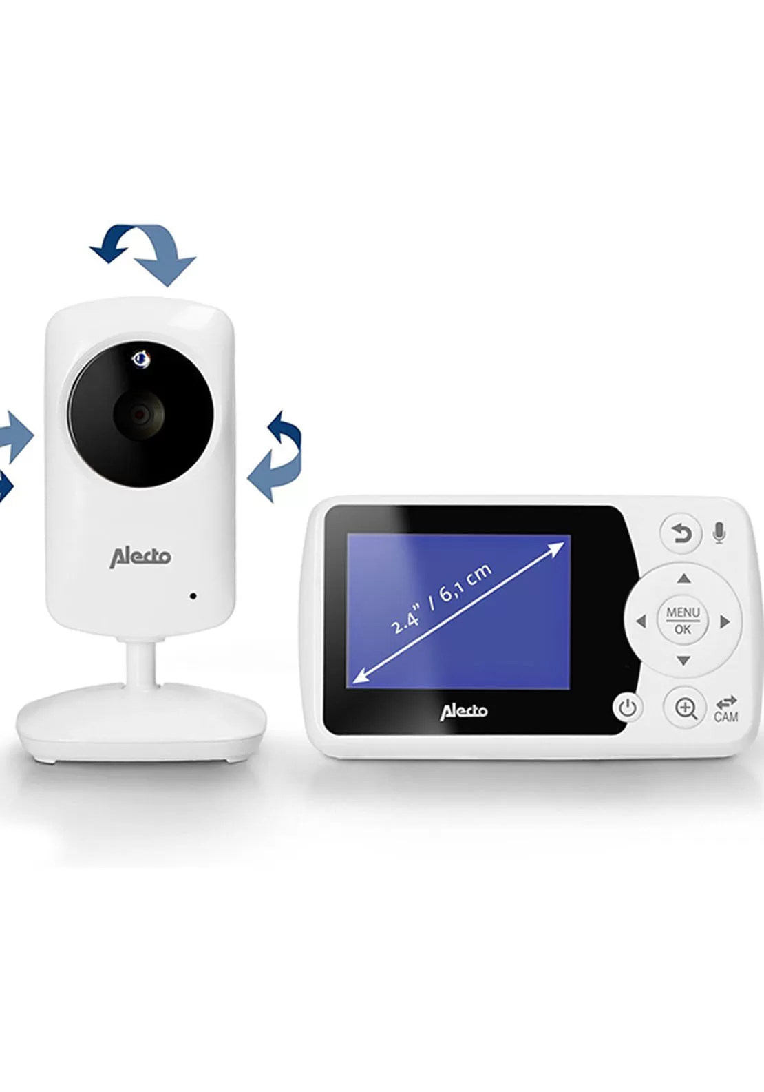 Video Baby Monitor With 2.4Inch Display | Dvm64