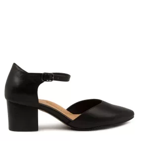 VITOR XW - BLACK-BLACK HEEL LEATHER