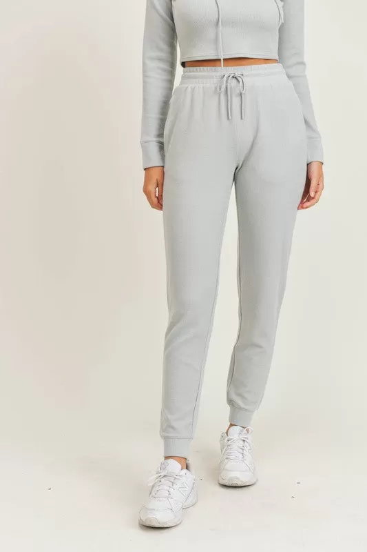 Waffle Lounge Pants in Sea Mist