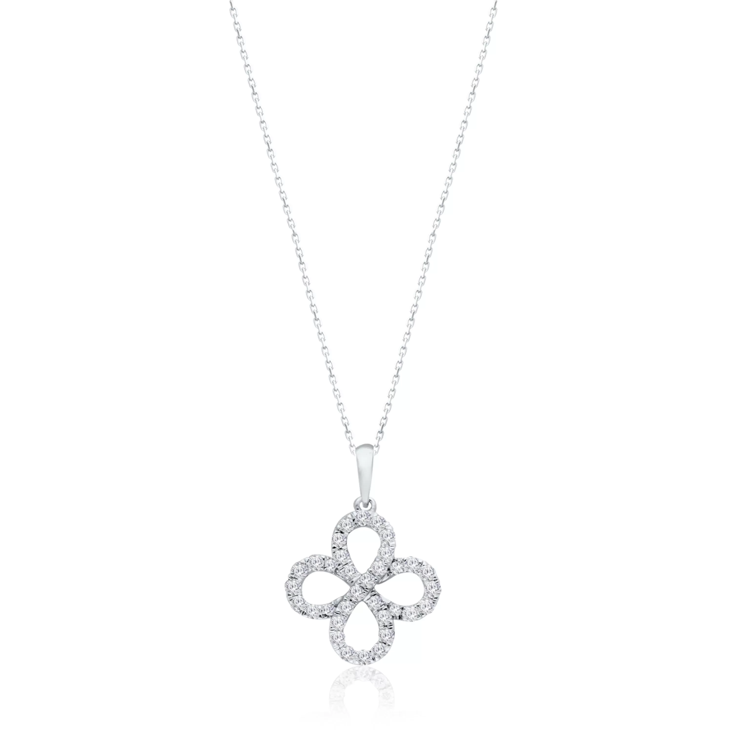 White Gold Diamond Eternal Pendant