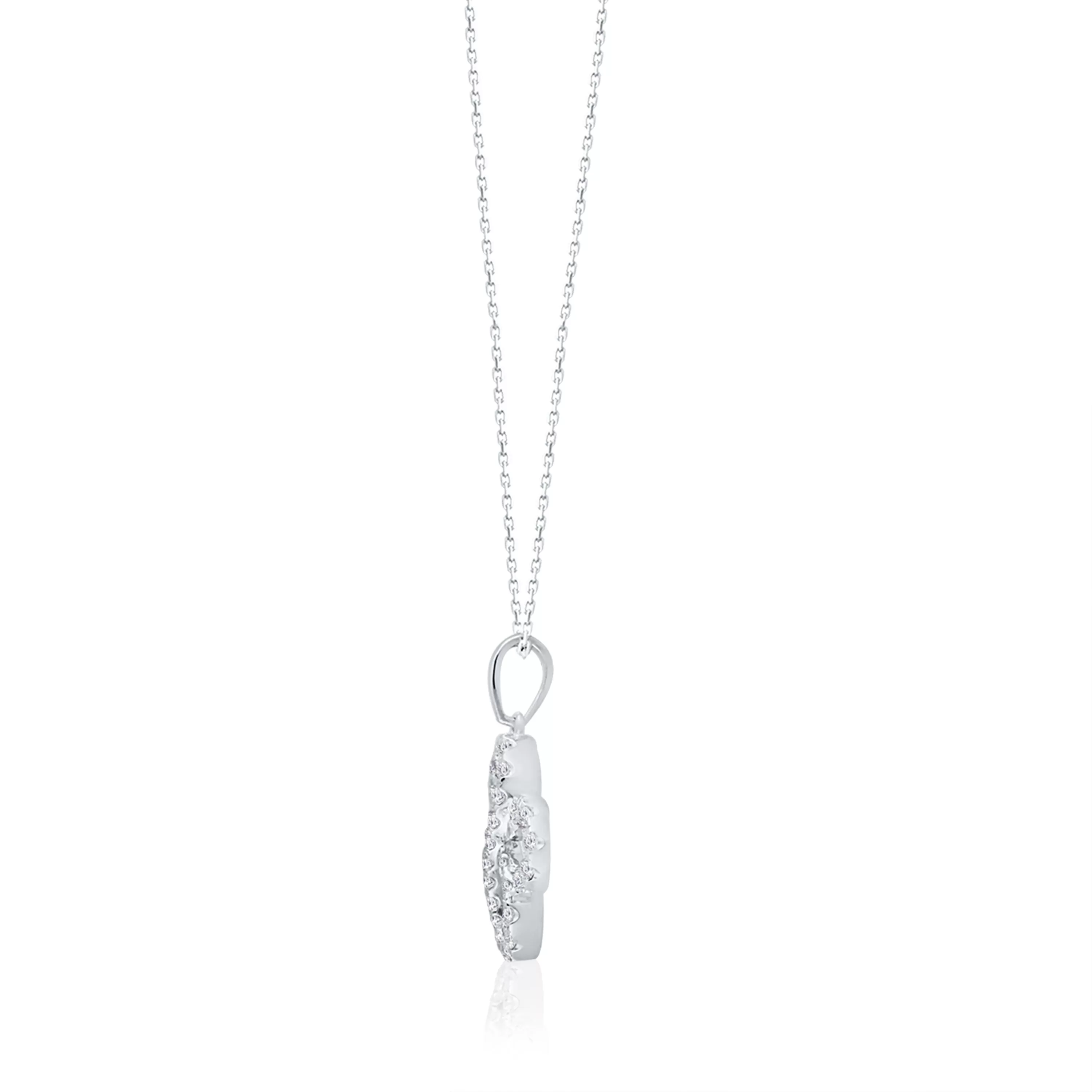 White Gold Diamond Eternal Pendant