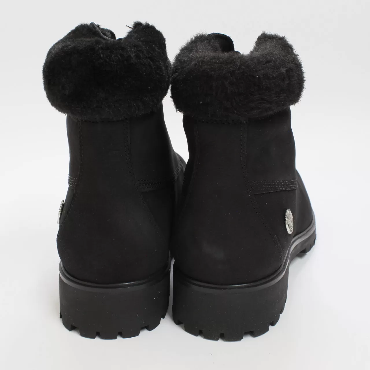 Womens Timberland Lyonsdale Shearling Boots Black