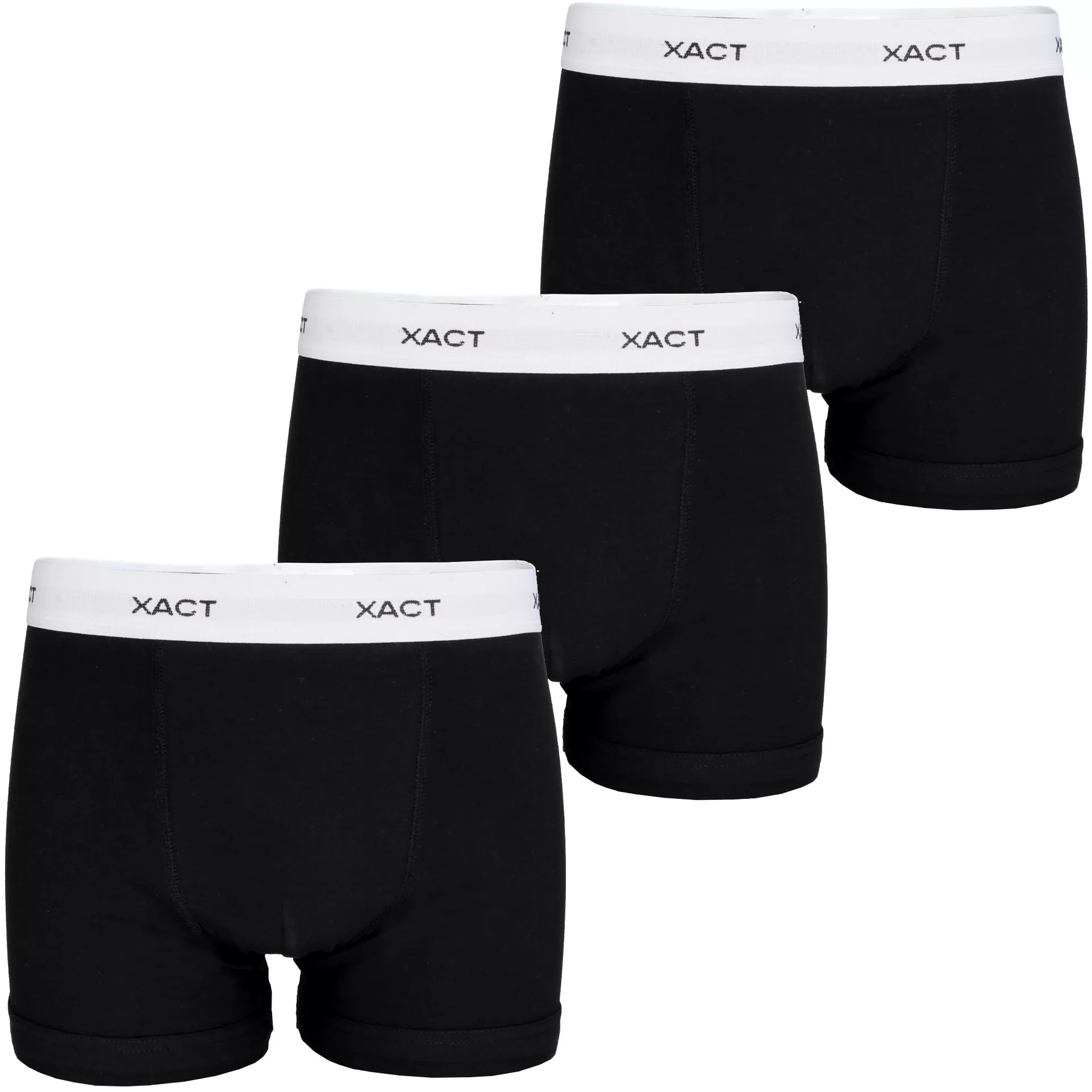 Xact Mens Cotton Stretch Boxer Shorts/ Trunks (3 Pack)