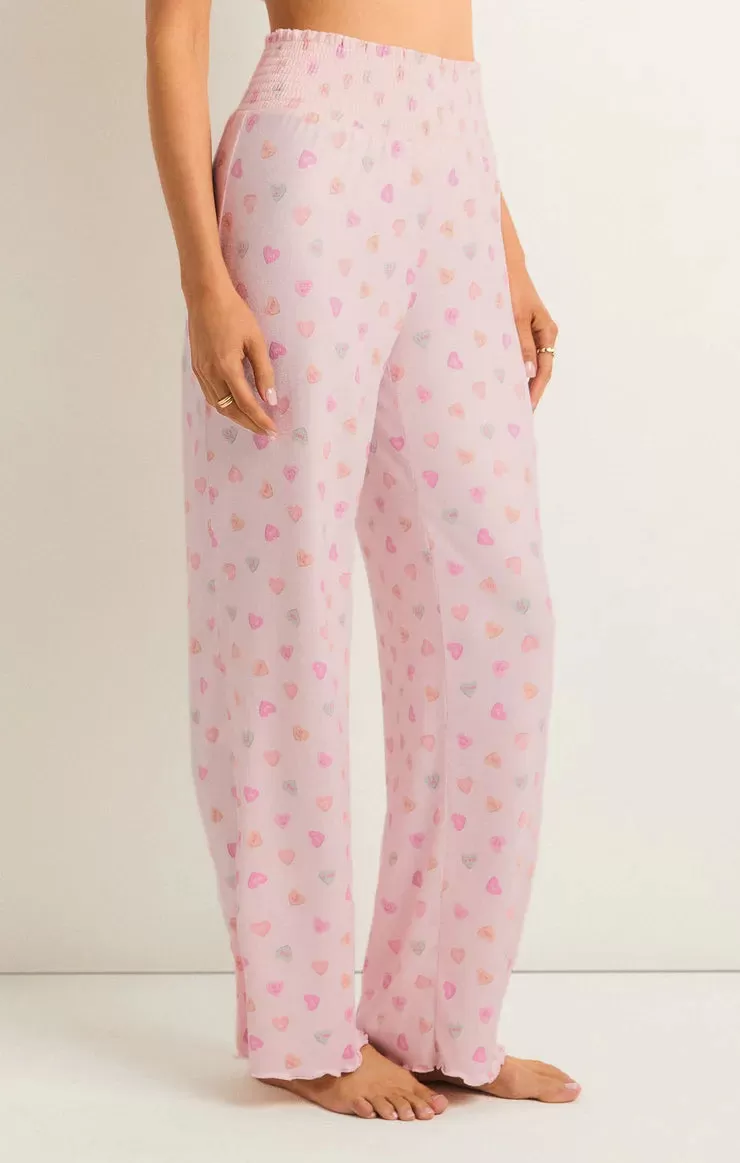 Z Supply Dawn Candy Hearts Pant